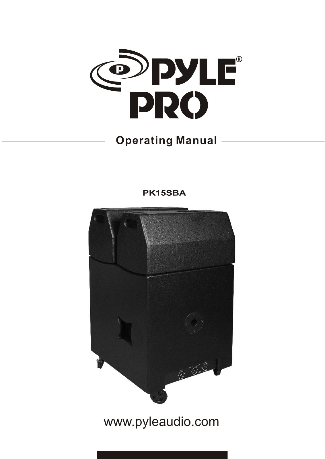 PYLE Audio PK15SBA User Manual