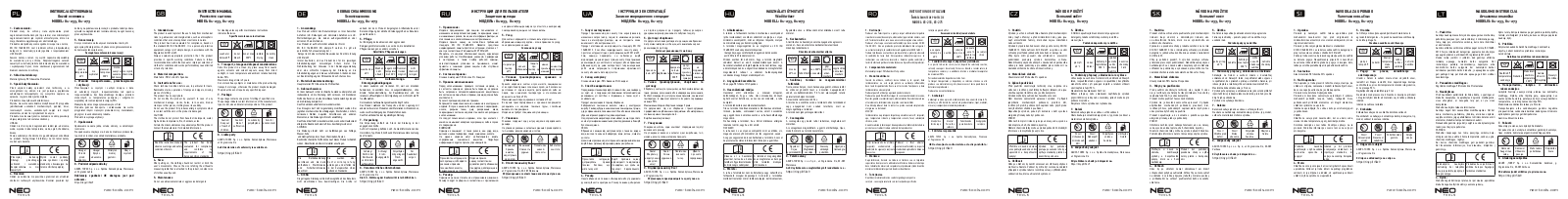 NEO TOOLS 81-233, 81-273 User guide - ManualMachine.com