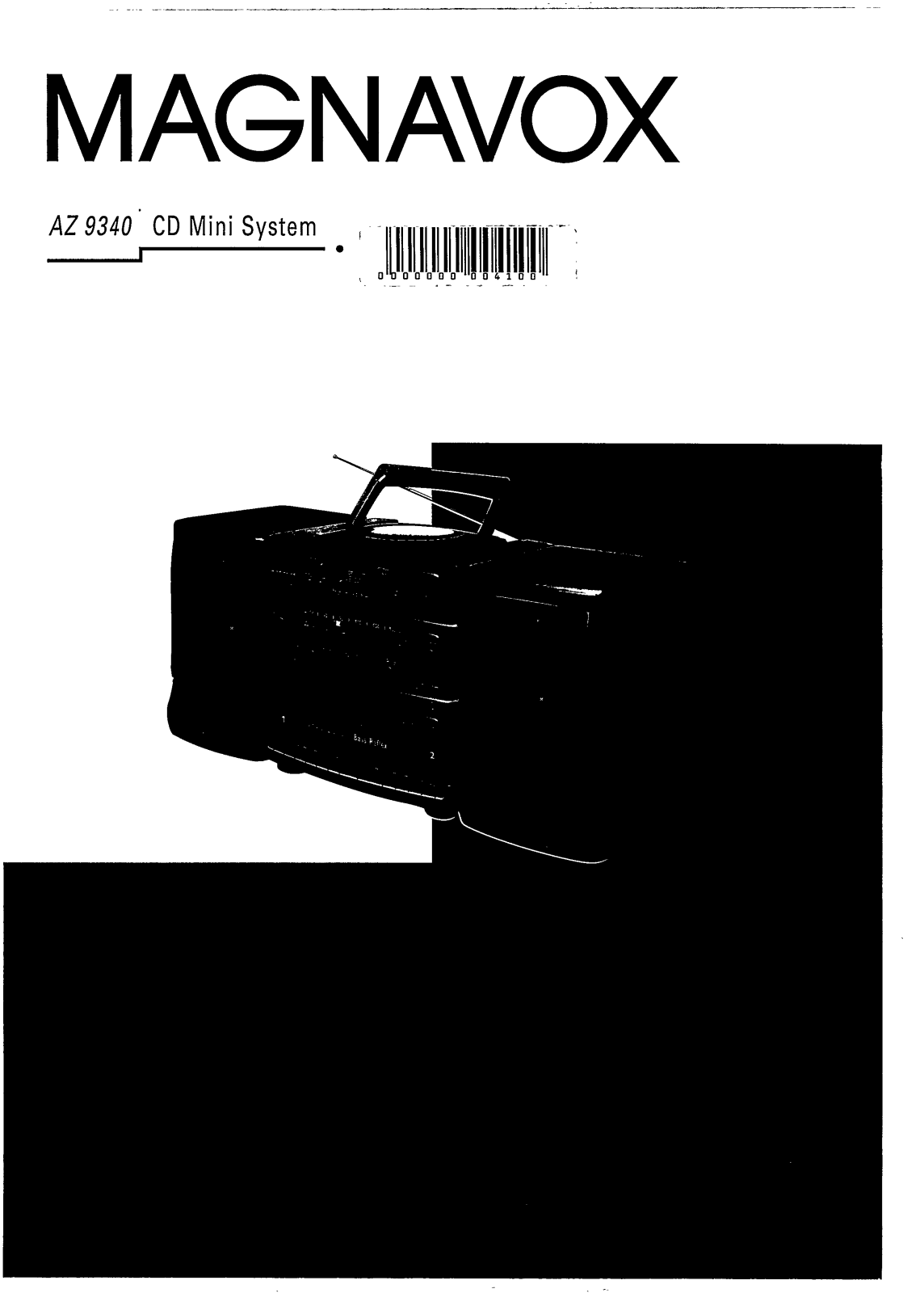 Philips AZ9340/05, AZ9340/01, AZ9340/00, AZ9340 User Manual