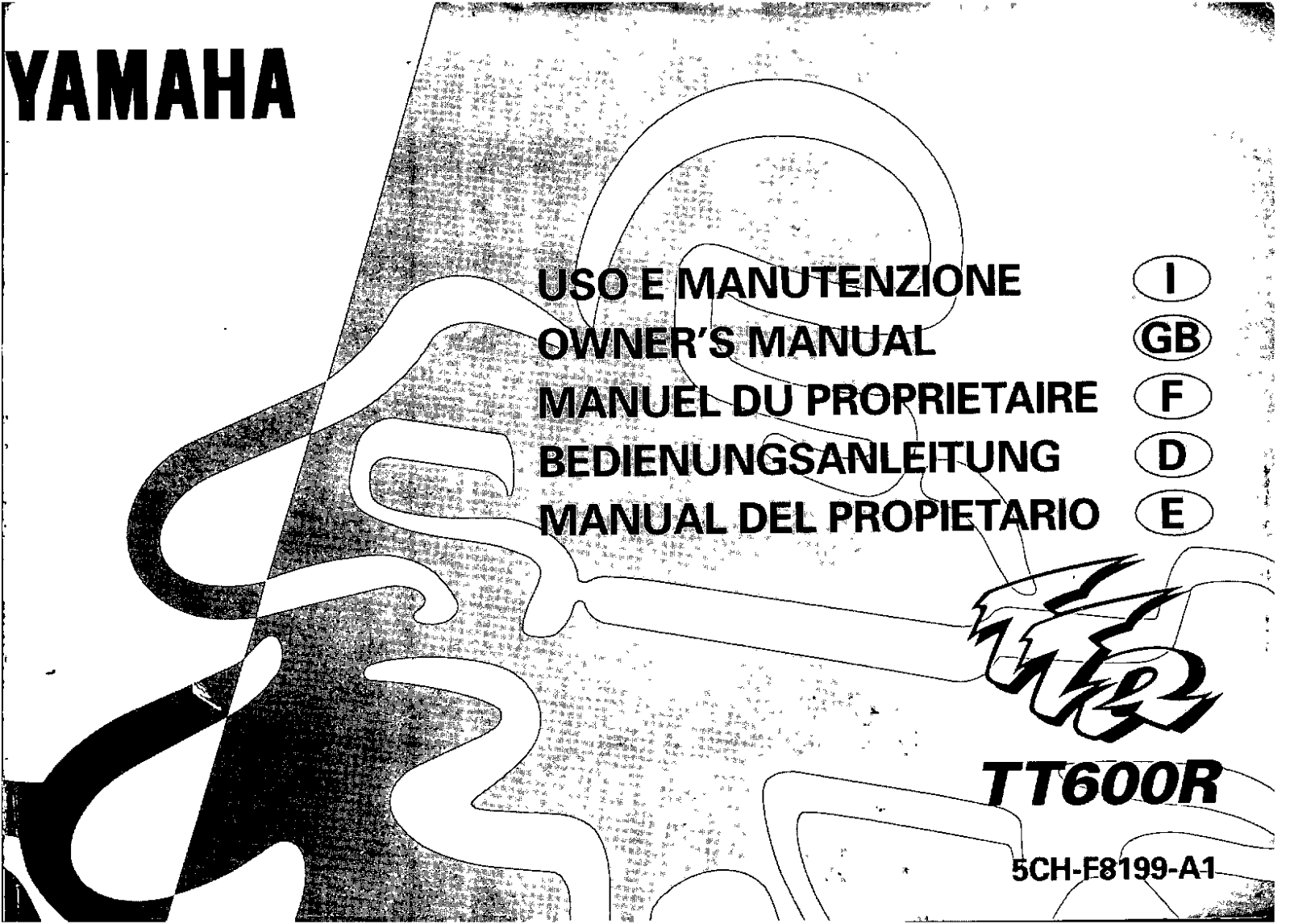 Yamaha TT600 R 1998 Owner's manual