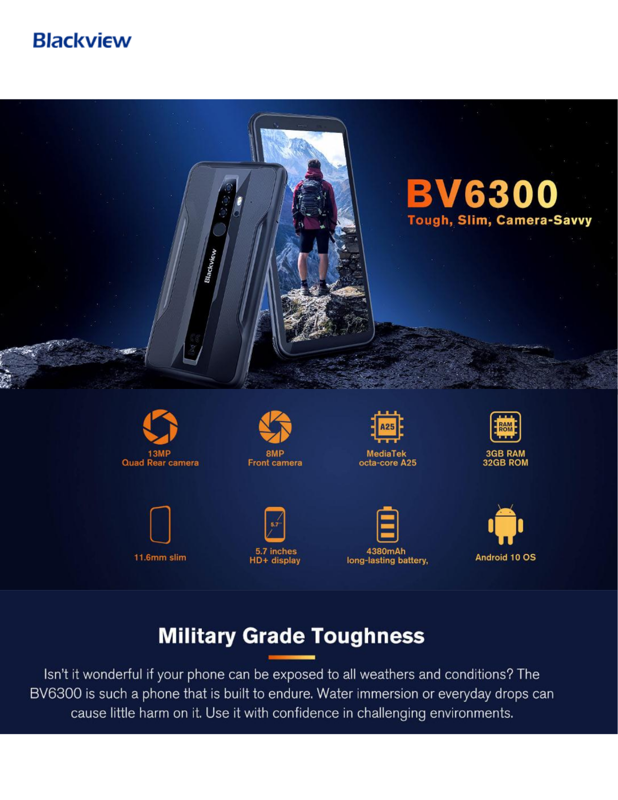 Blackview BV6300 Product information