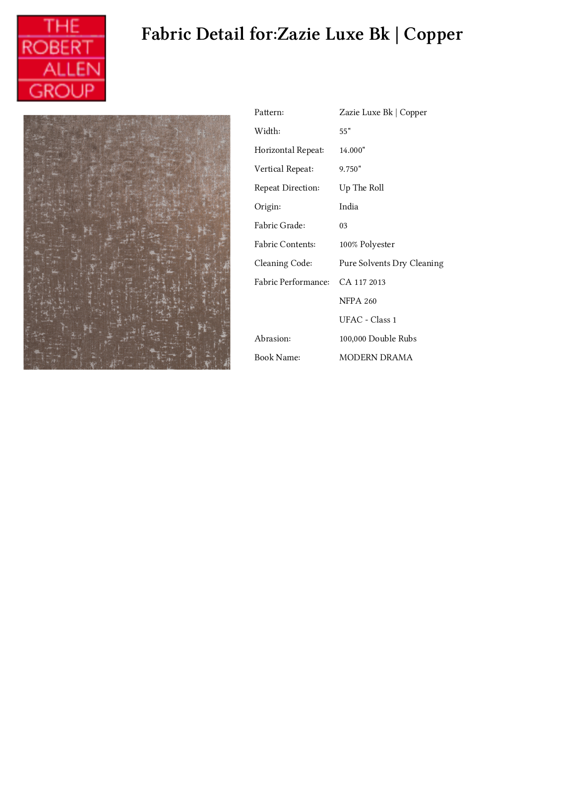 Robert Allen RALF1152 Specifications - ManualMachine.com