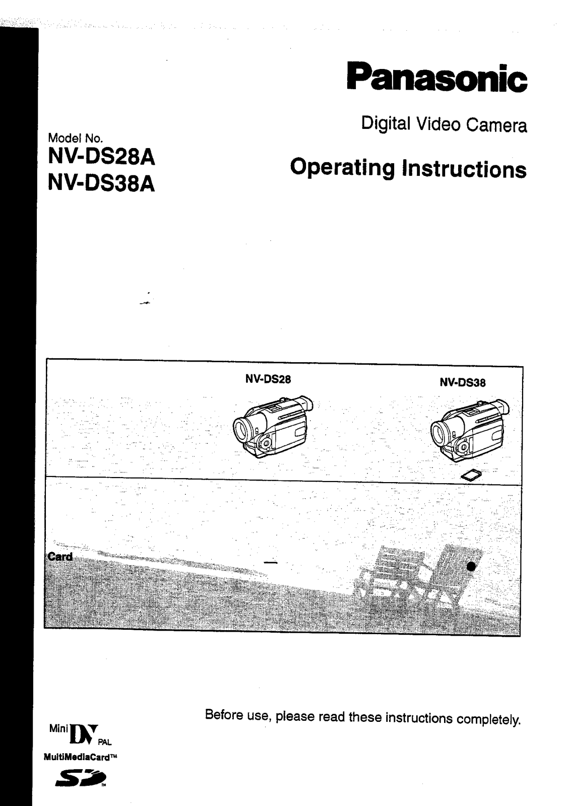 Panasonic NV-DS28A, NV-DS38A User Manual