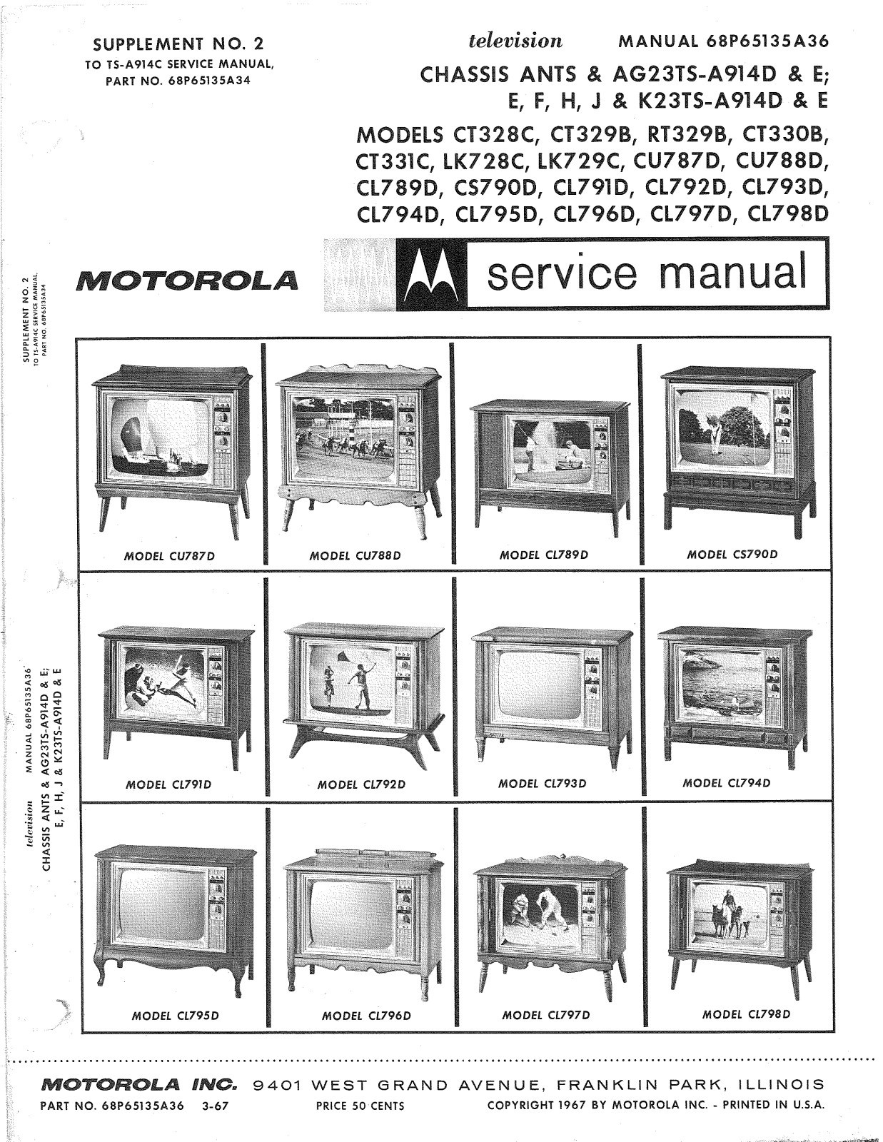 Moth Audio CL-789-D, CL-791-D, CL-794-D, CL-792-D, CL-793-D Service manual