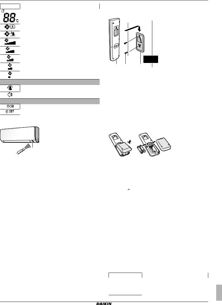 Daikin ATXP20L2V1B, ATXP25L2V1B, ATXP35L2V1B User reference guide