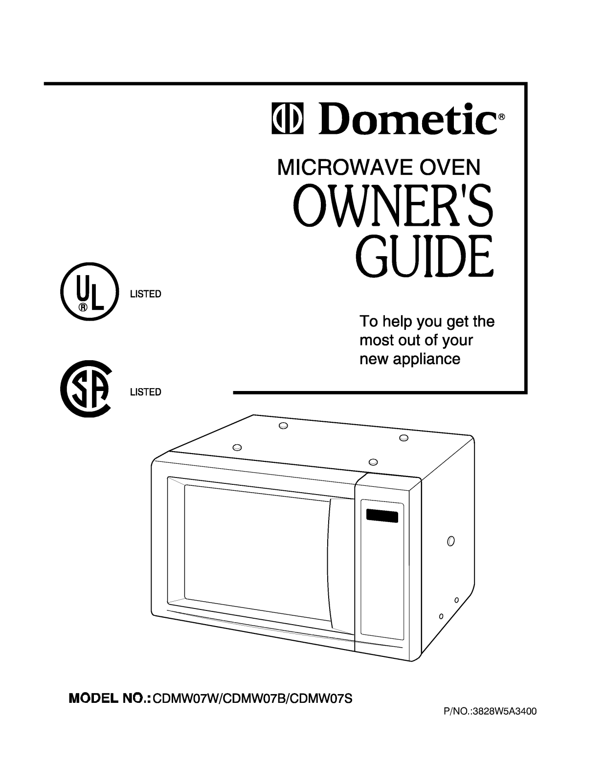 LG CDMW07W, CDMW07S, CDMW07B User Manual