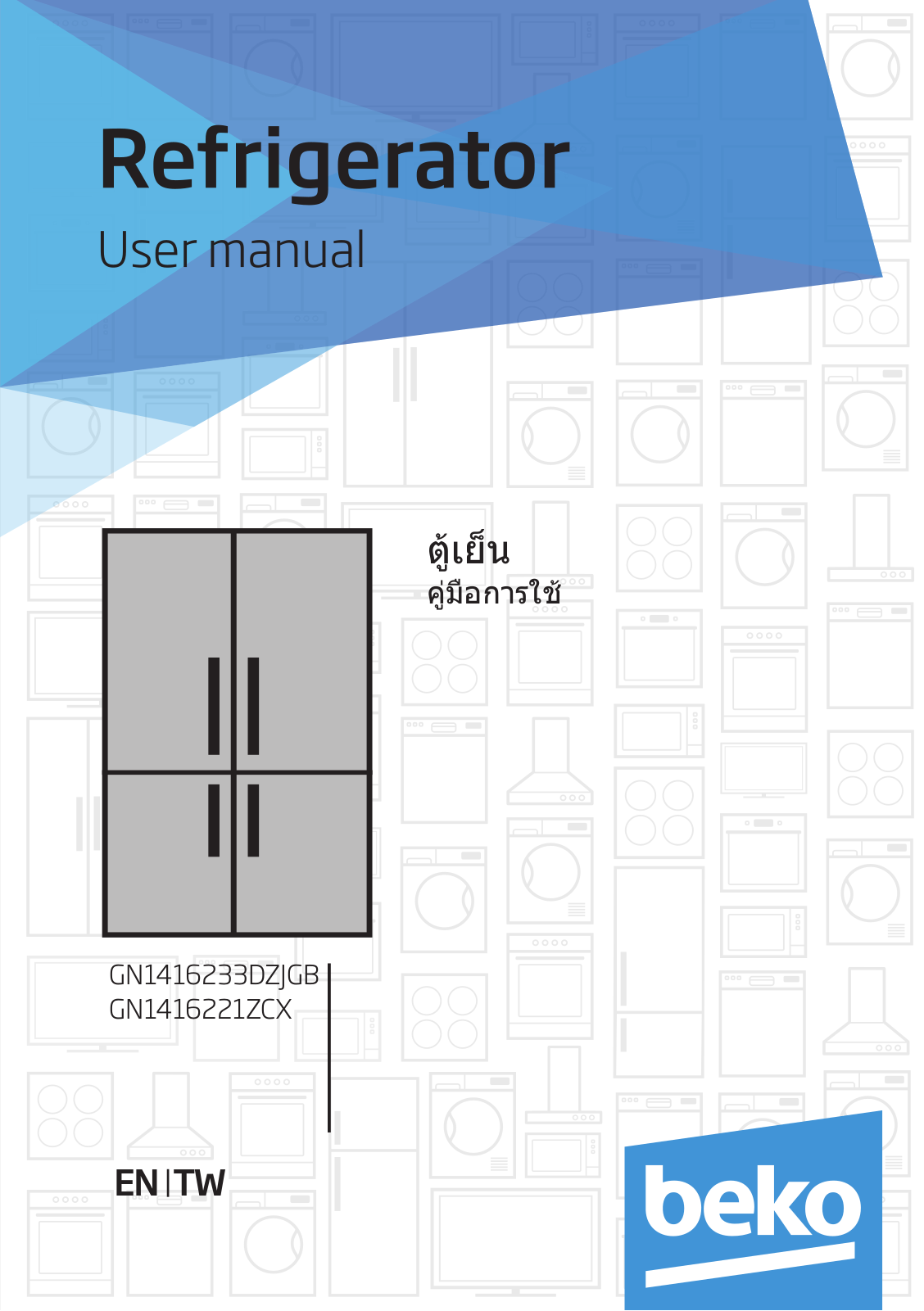 Beko GN1416233DZJGB, GN1416221ZCX User manual