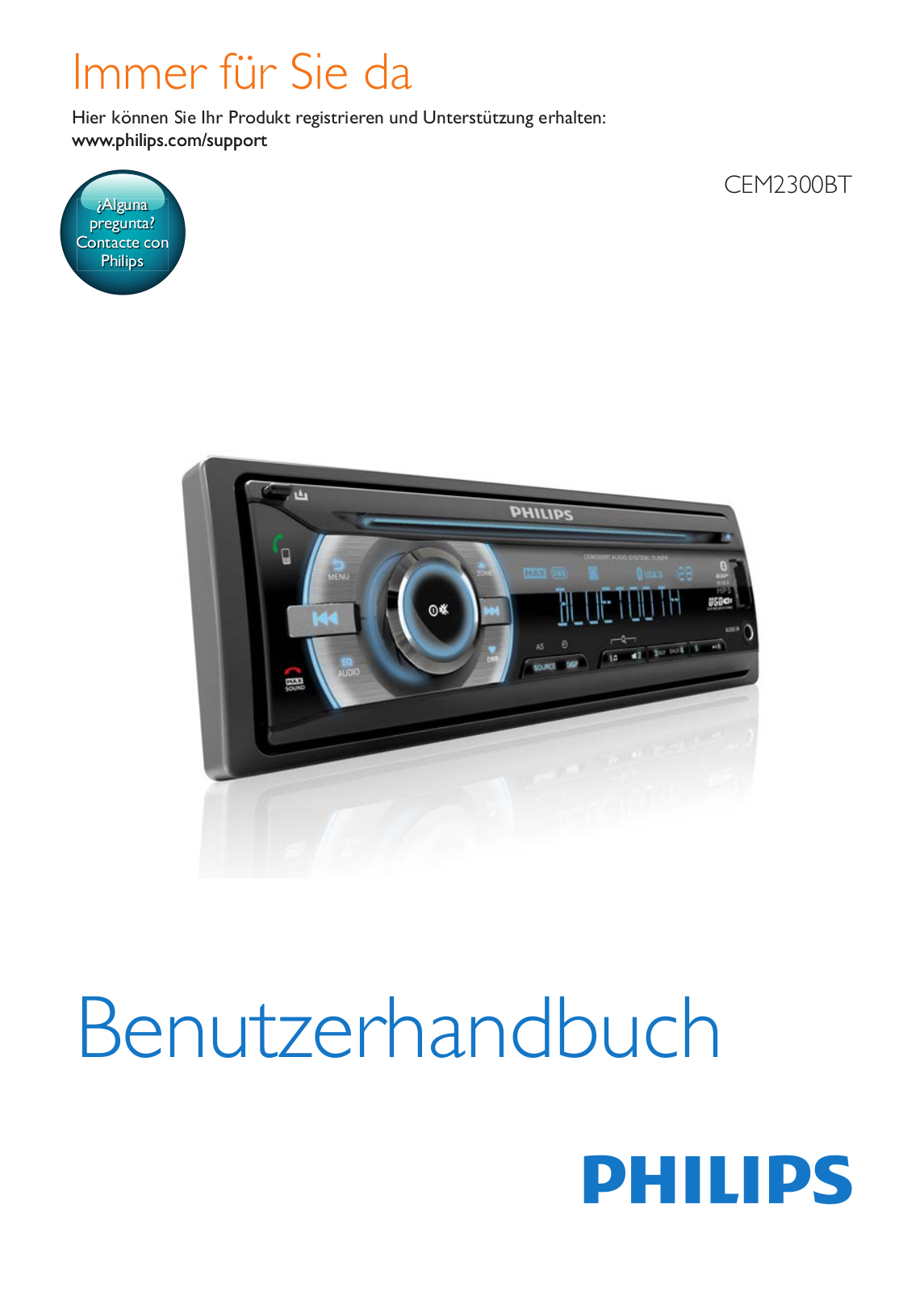 Philips CEM2300BT/12 operating instructions - ManualMachine.com