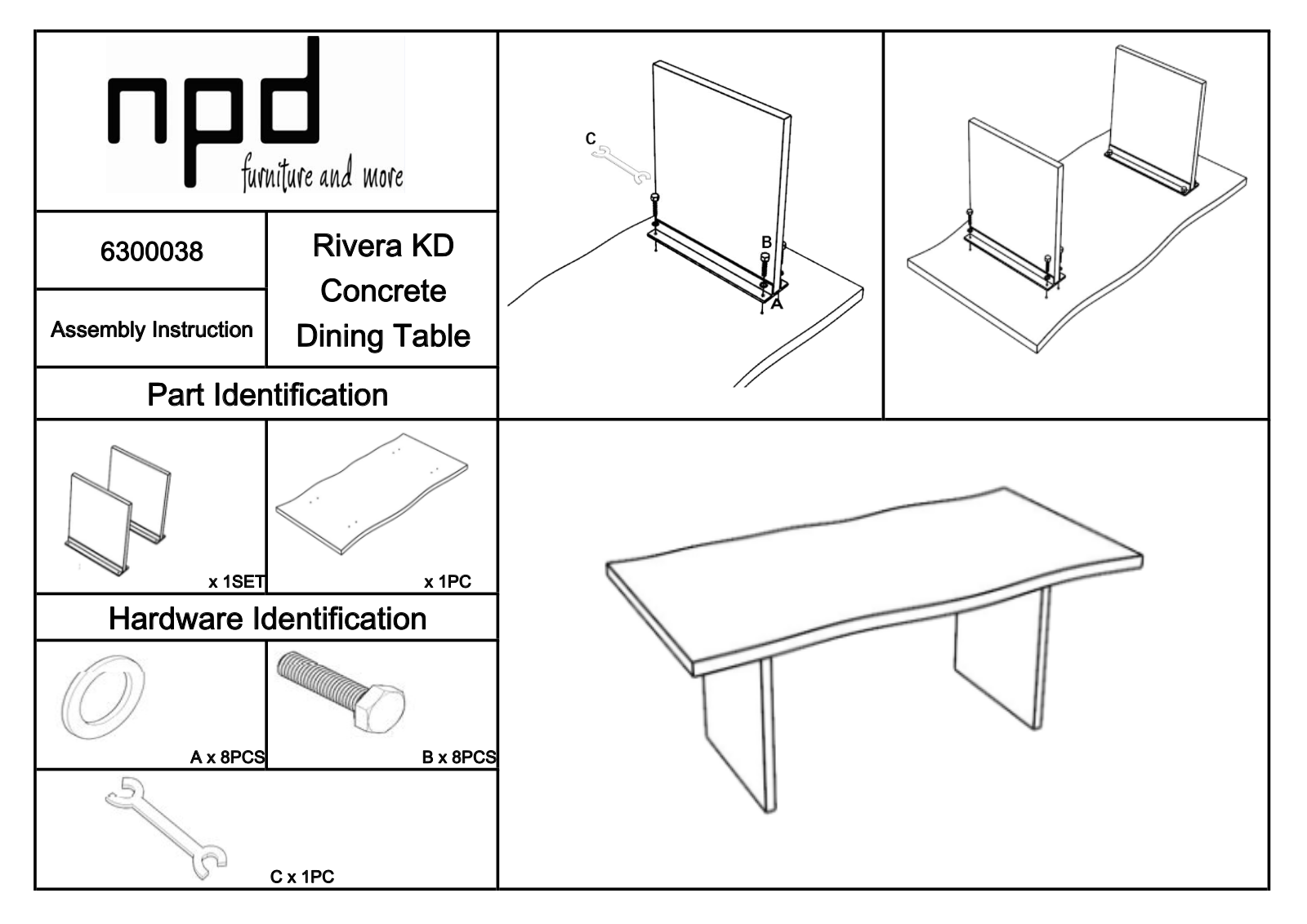 New Pacific Direct 6300038 User Manual