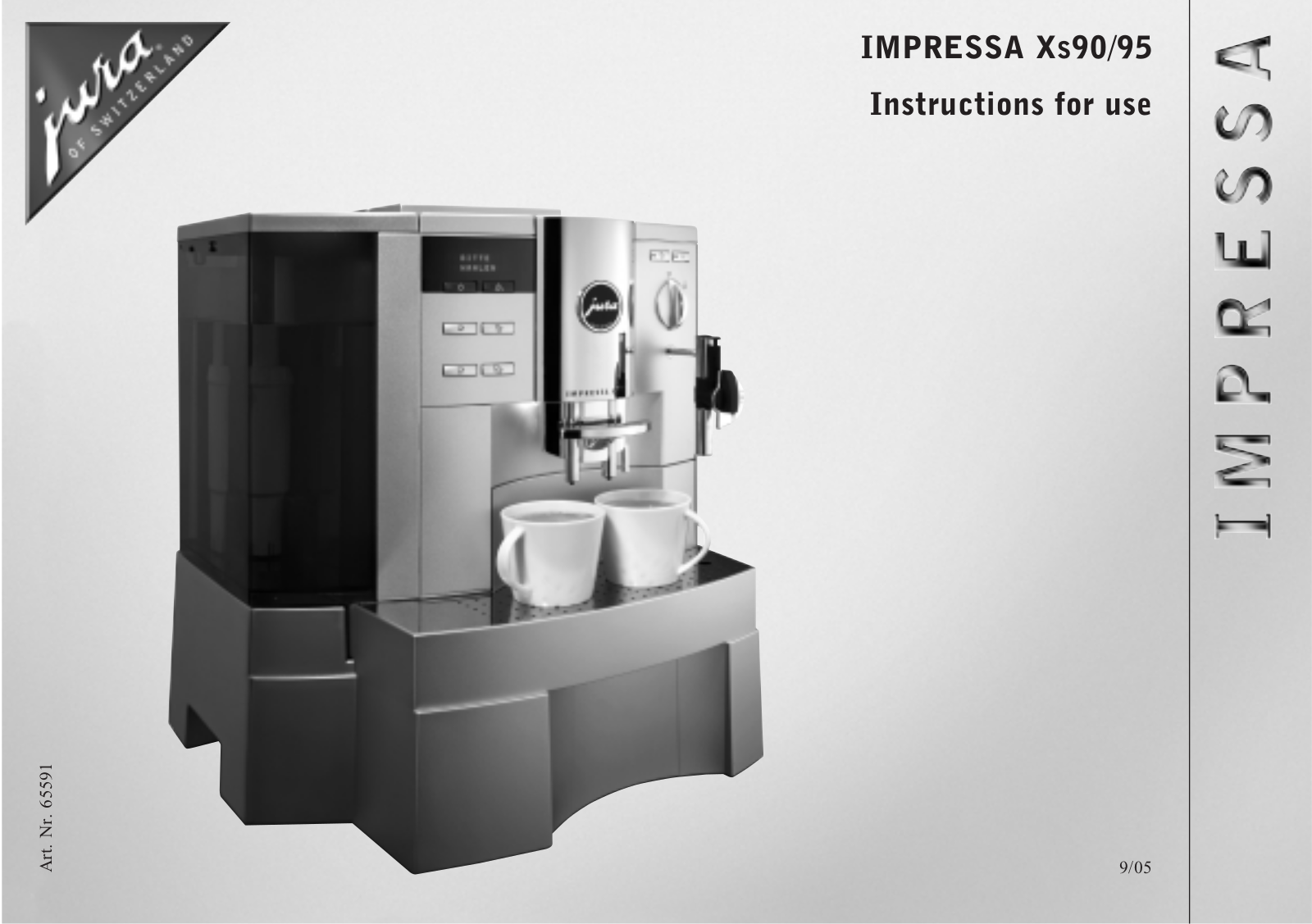 Jura Capresso 95, XS90 User Manual