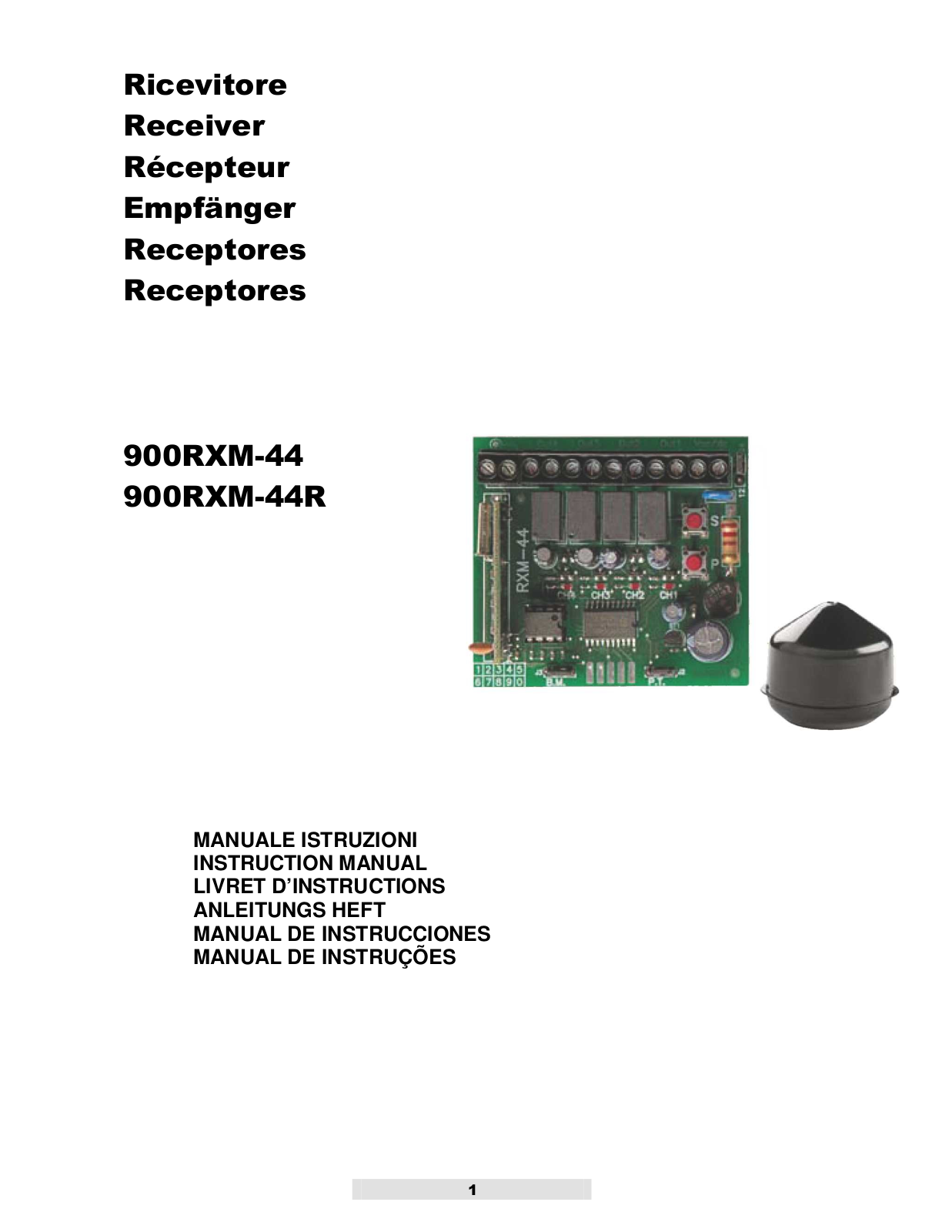 Key Gates 900RXM-44 User Manual