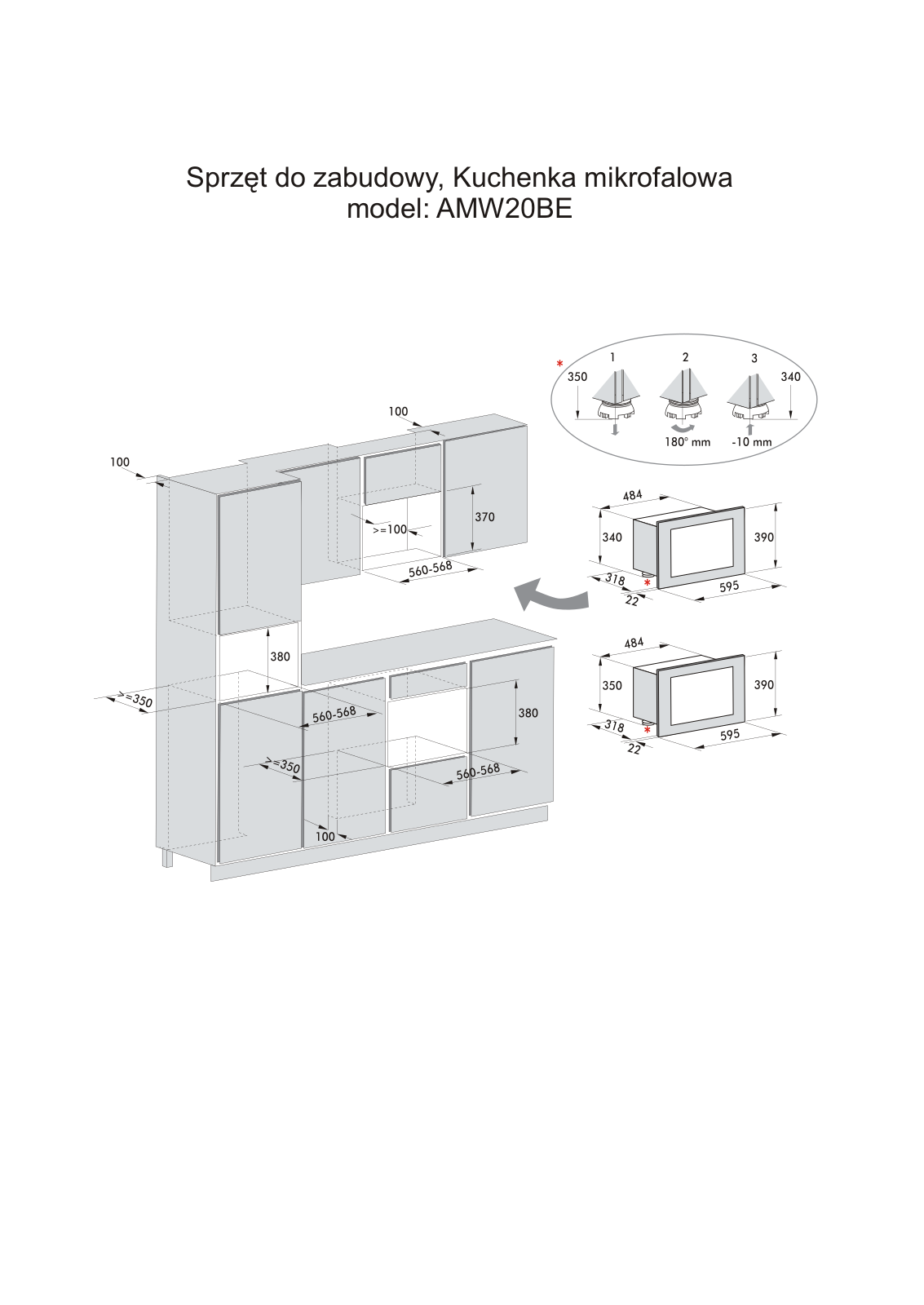 Amica AMW 20 BE User Manual