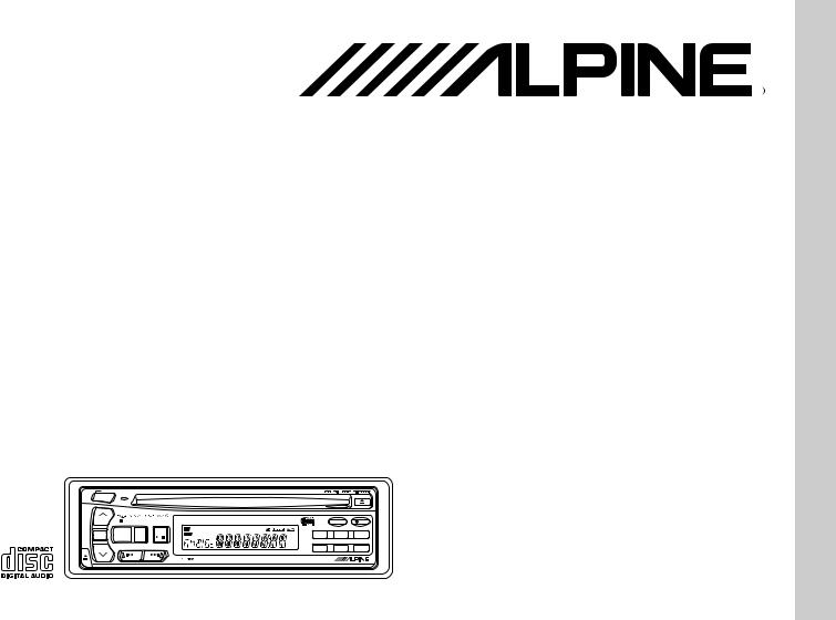 Alpine CDM-7838R, CDM-7835R User Manual