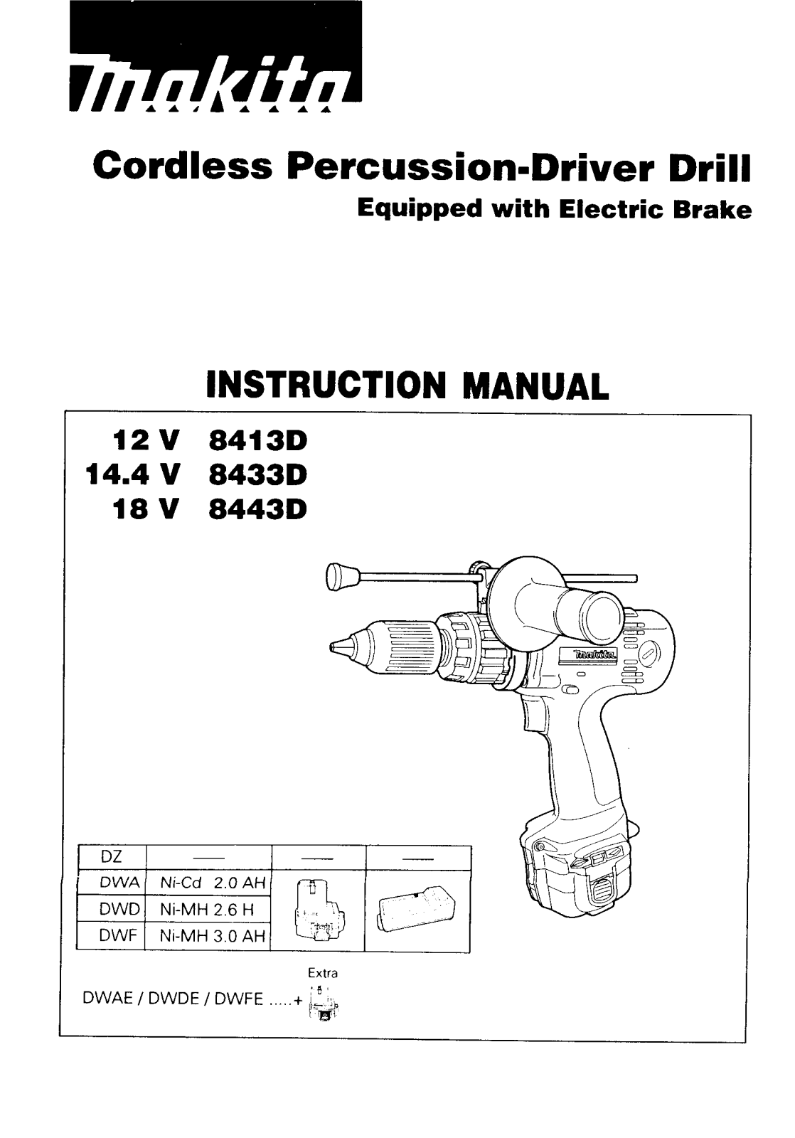 Makita 84331D, 8443D User guide - ManualMachine.com