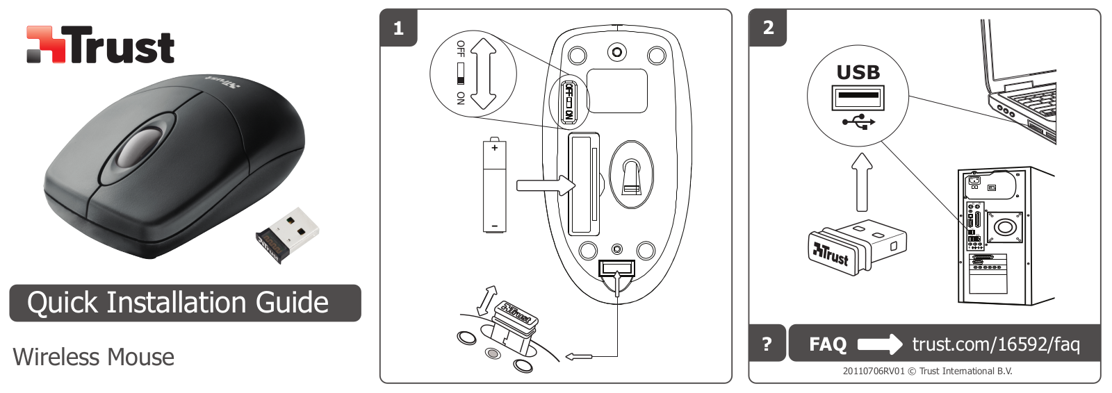 Trust 16592 Quick Installation Guide