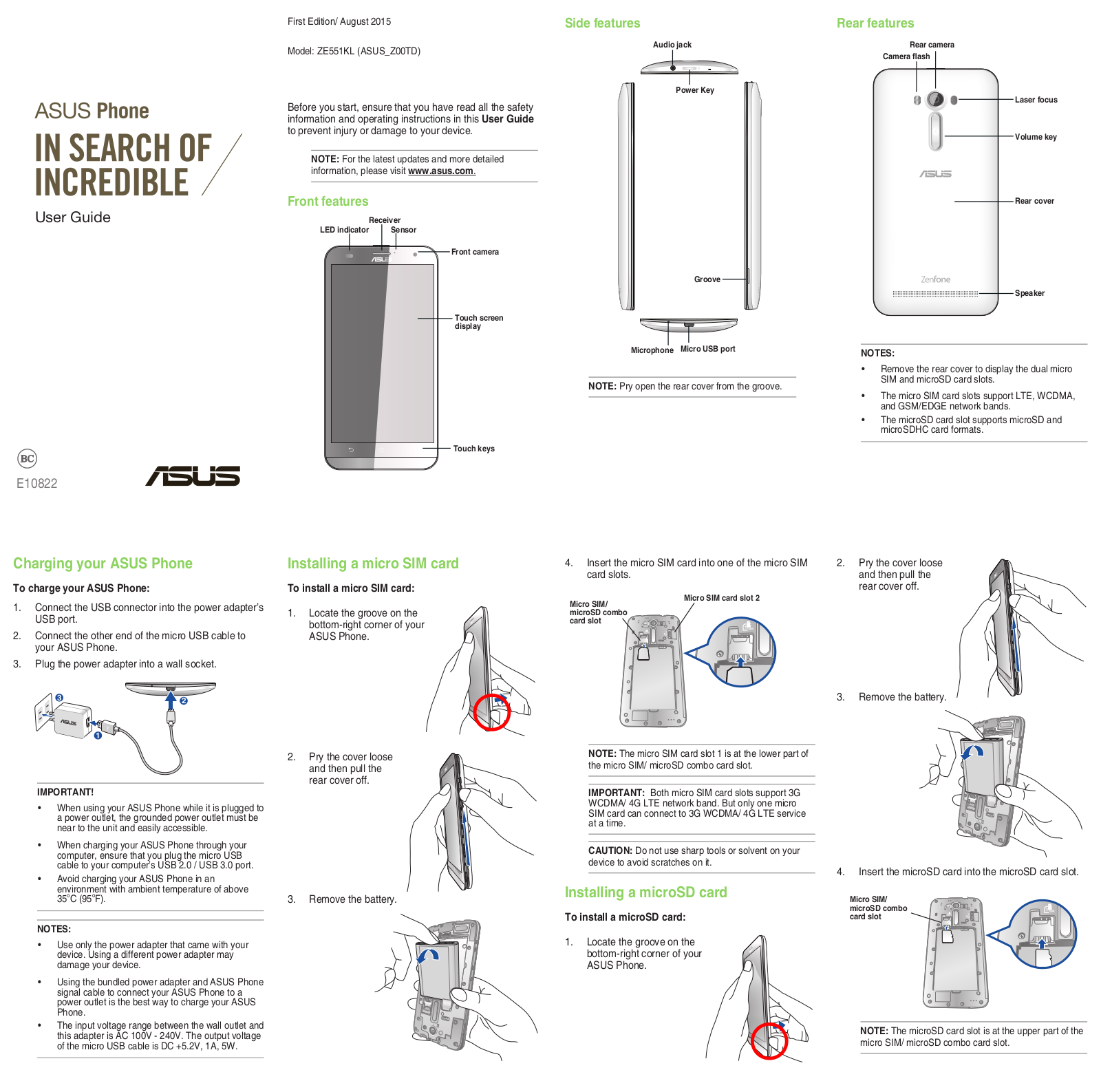 ASUS Z00TD User Manual