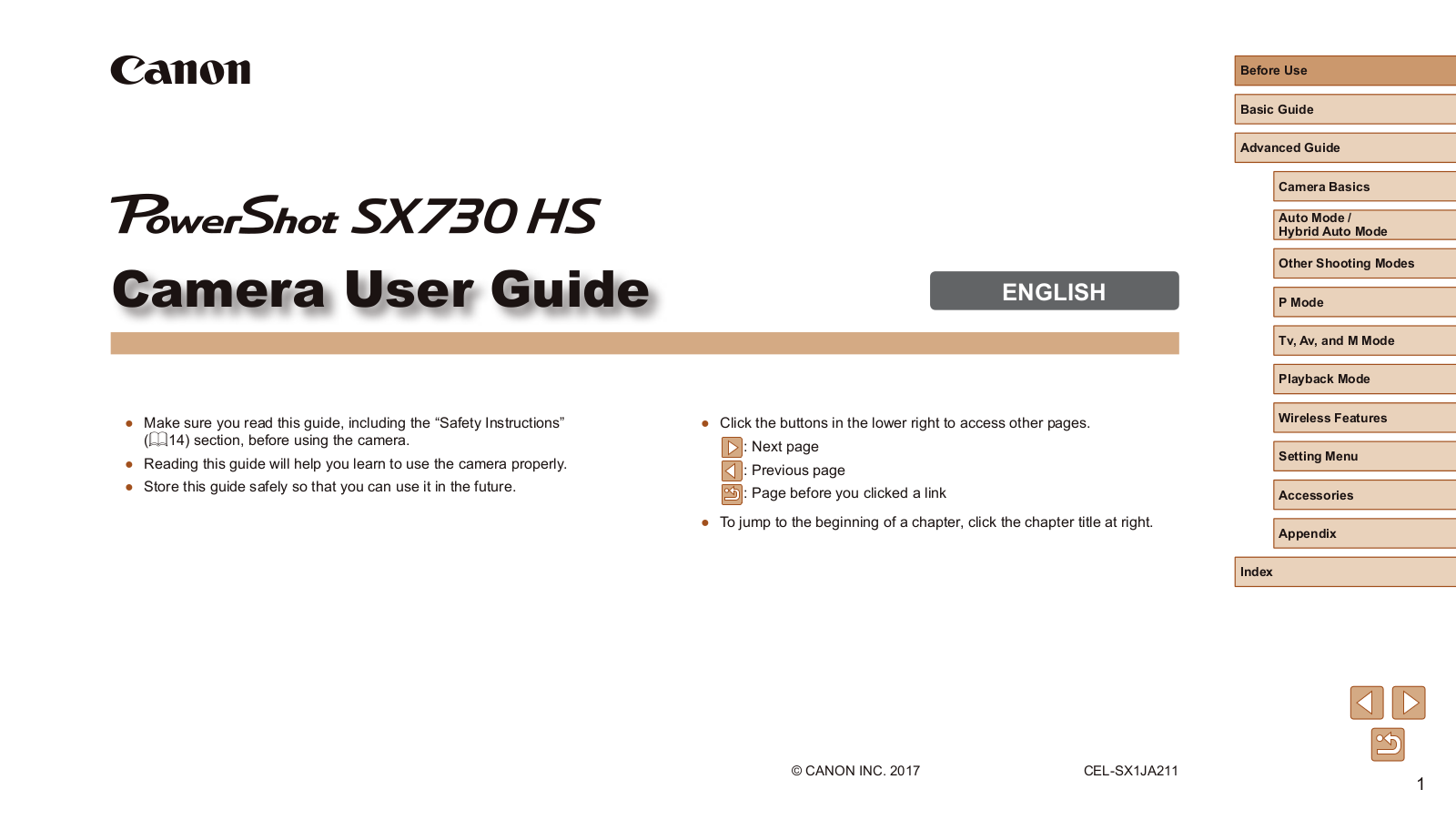 Canon 1791C011 Instruction manual