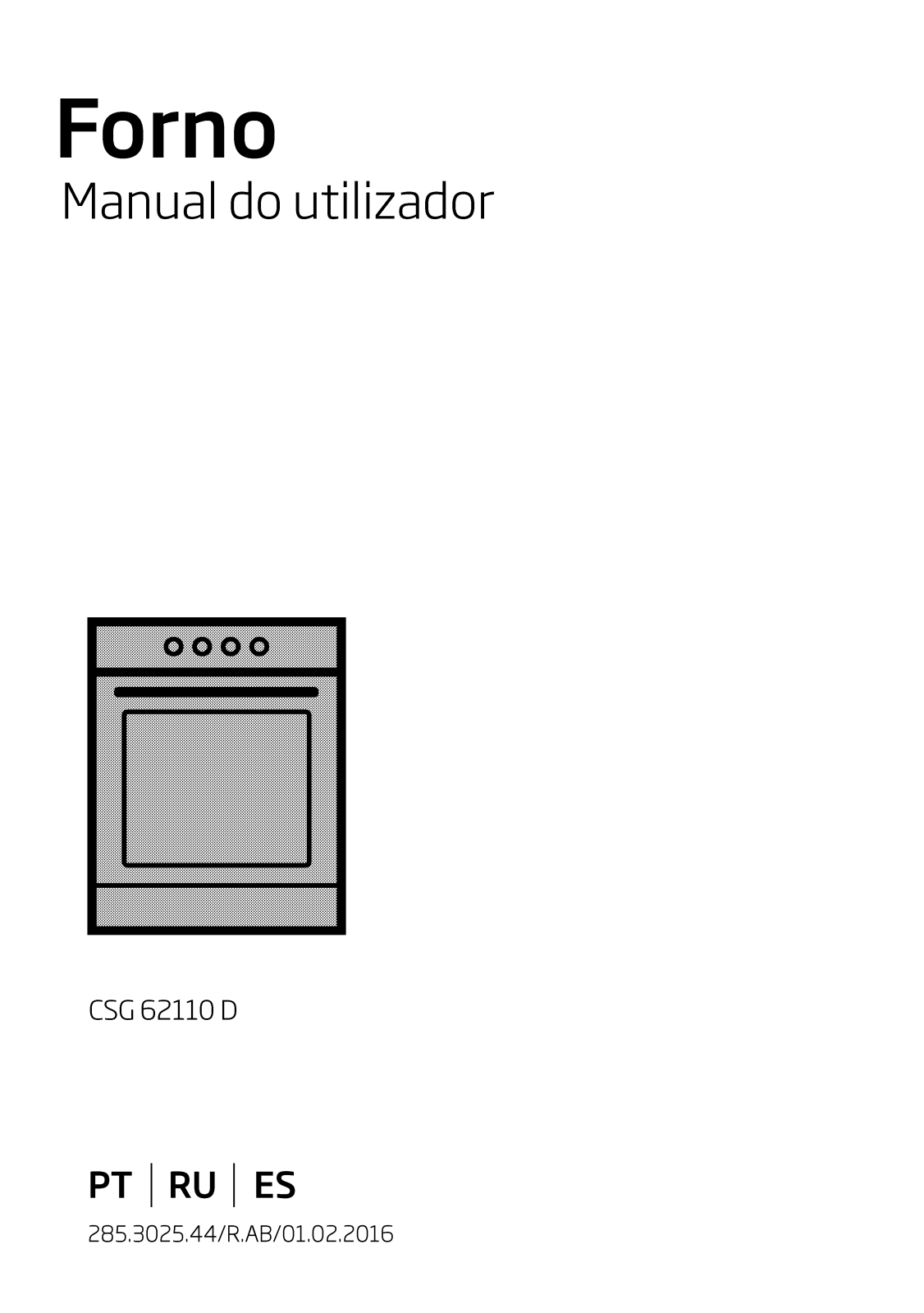 Beko CSG62110D User manual