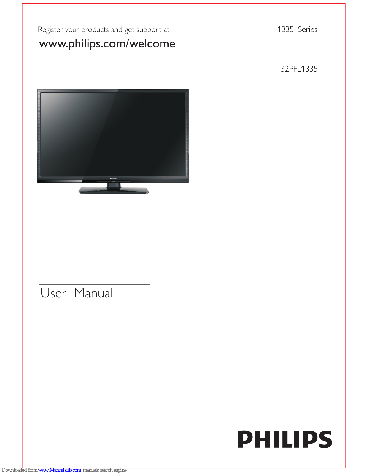 Philips 32FL1335 User Manual - ManualMachine.com