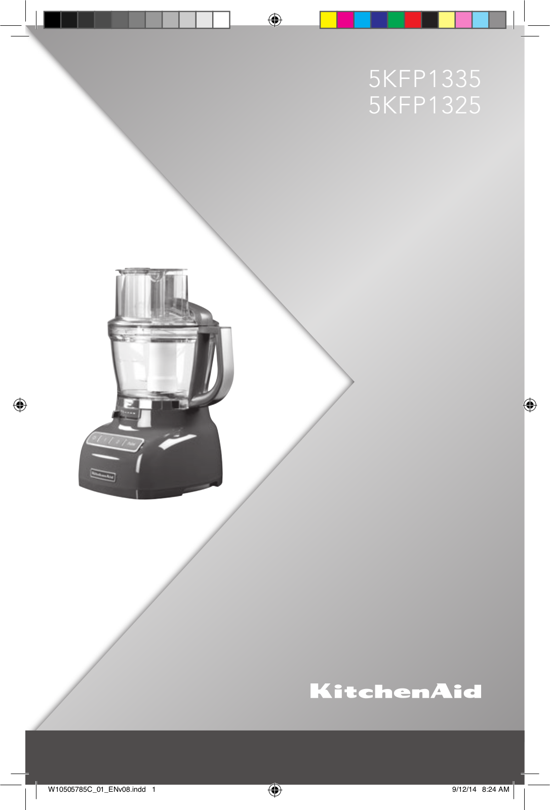 KitchenAid Foodprocessor 3,1 L User manual