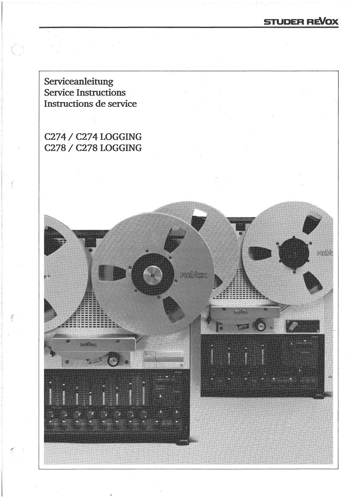 Revox C-274, C-278 Service manual