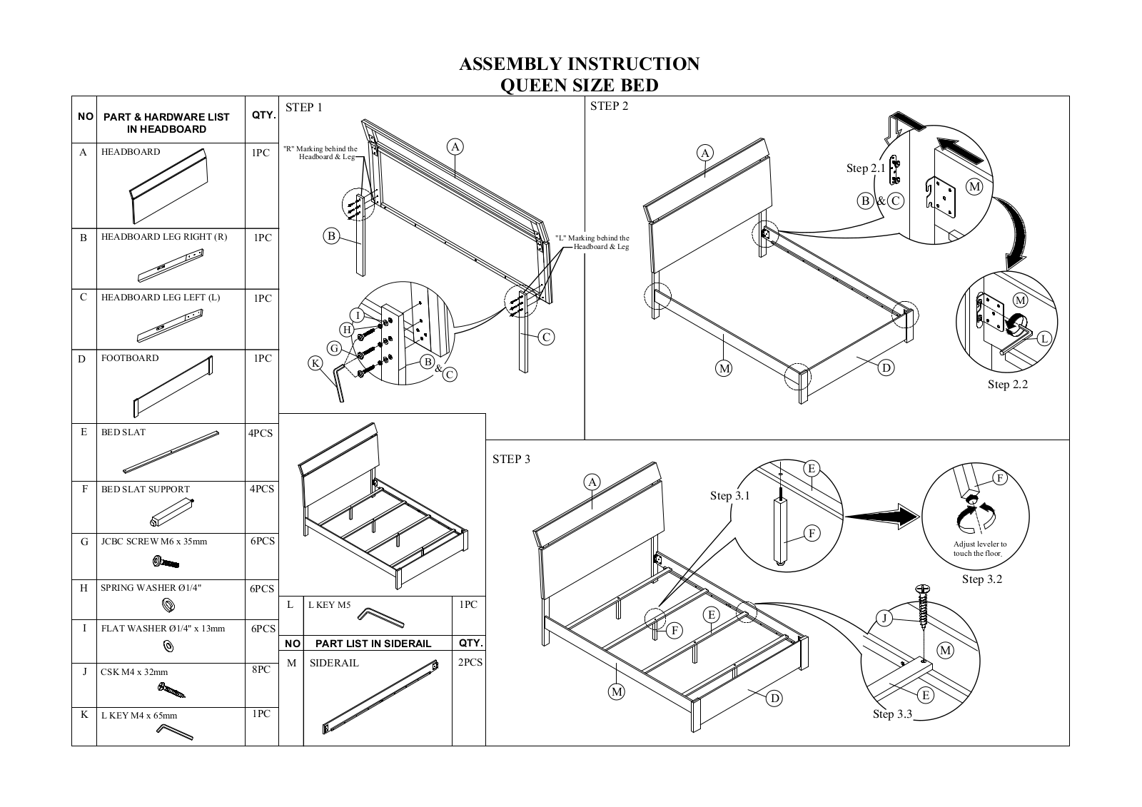Foundry Select W005165820 Installation & Assembly (Queen) - ManualMachine.com