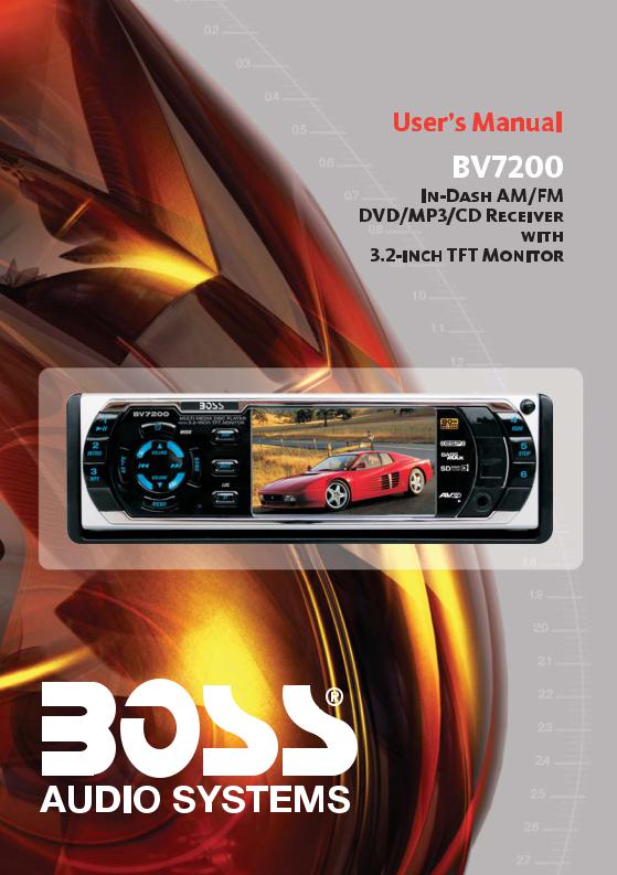 BOSS BV7200 User Manual