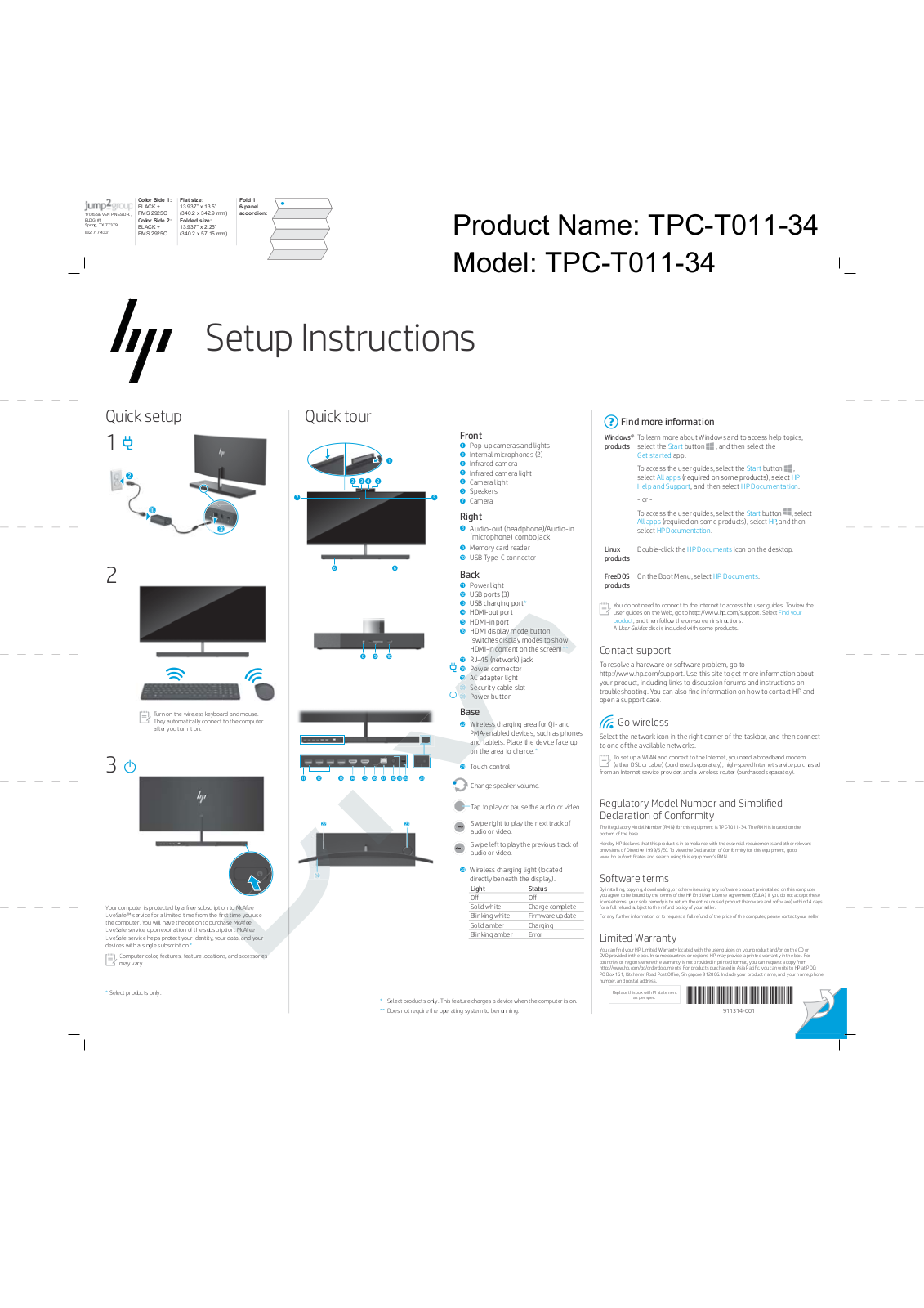 Inventec TPC T011 34 User Manual