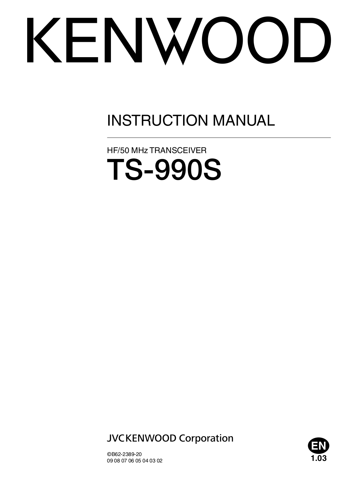 Kenwood TS-990S User Manual