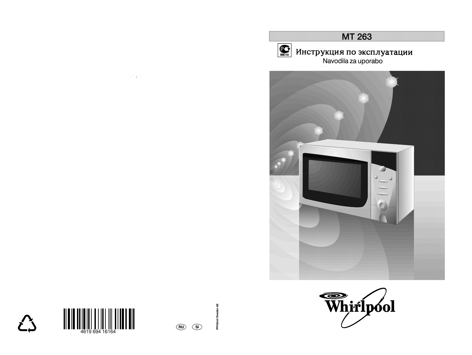 Whirlpool MT 263 User Manual