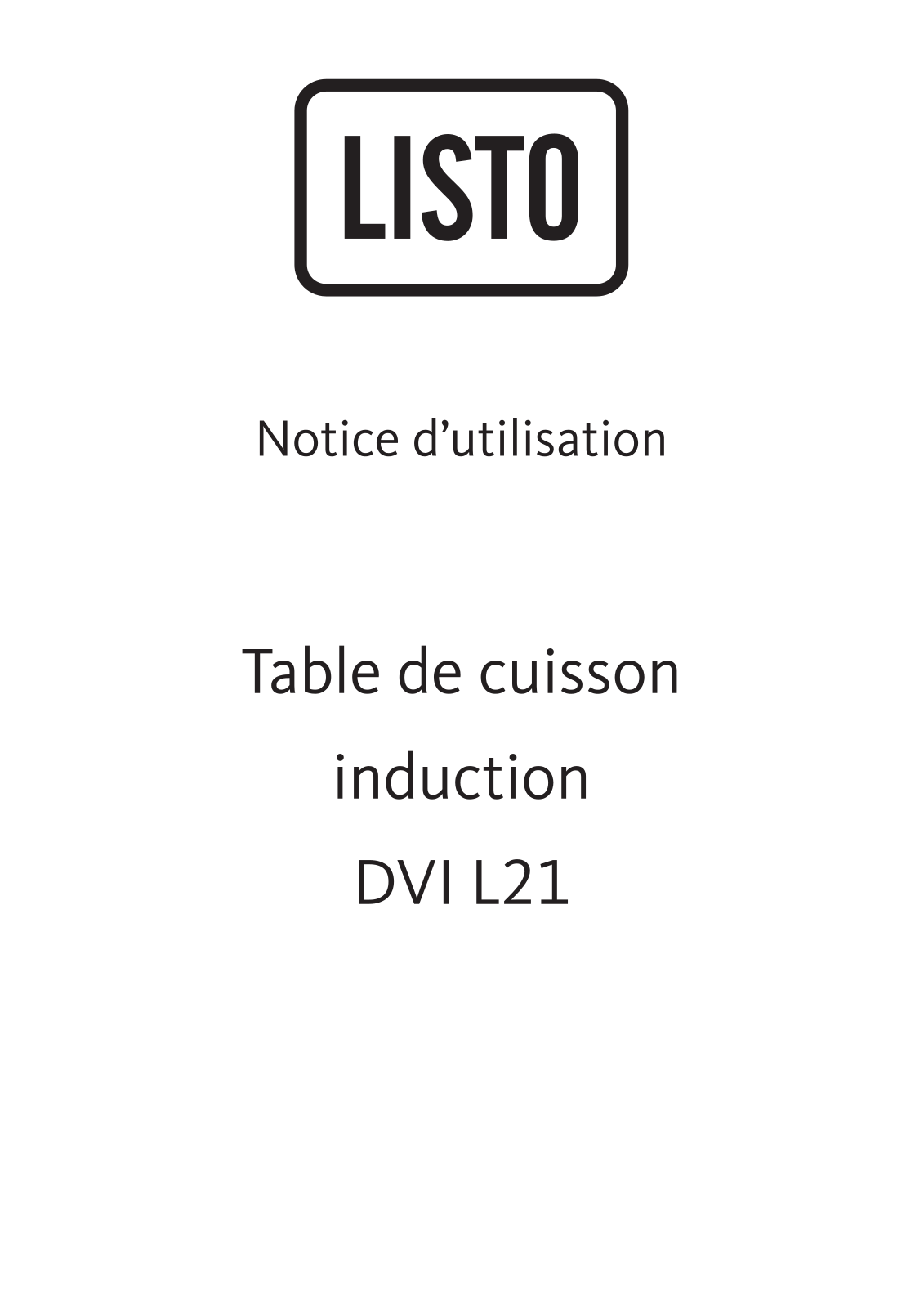 Listo DVI L21 User Manual