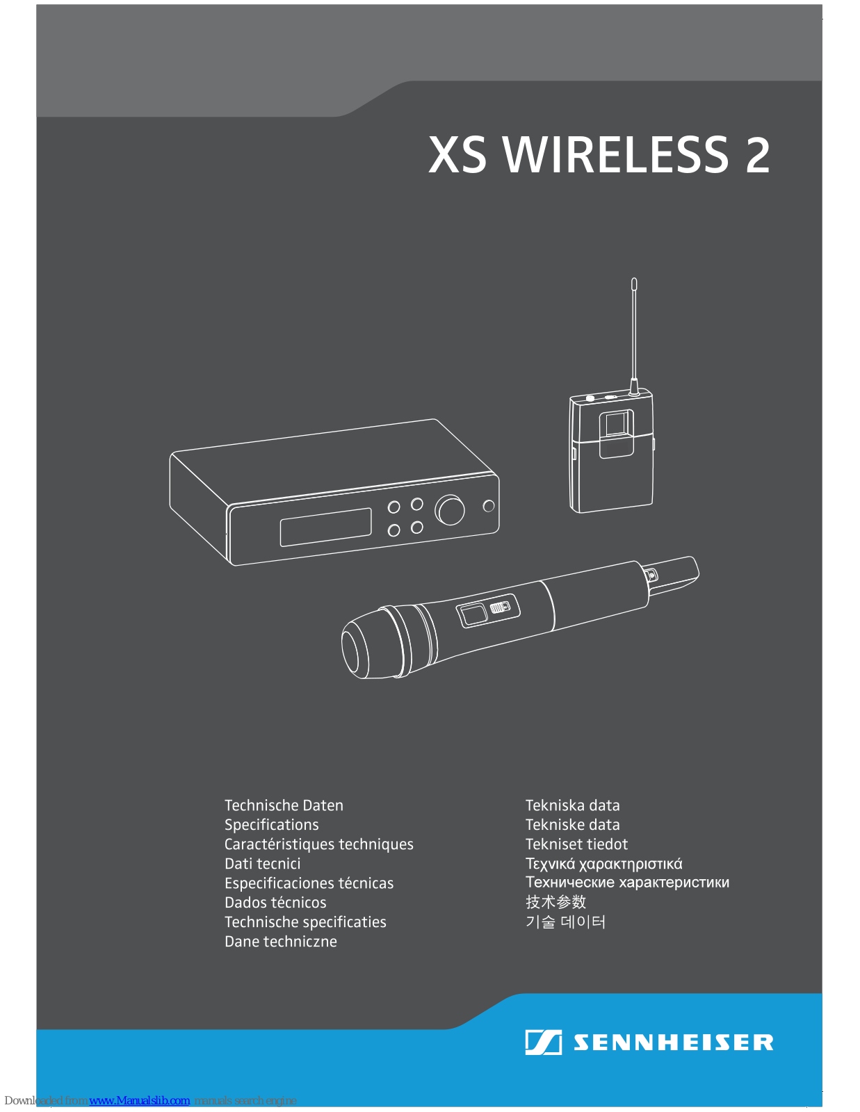 Sennheiser XS WIRELESS 2 Quick Manual