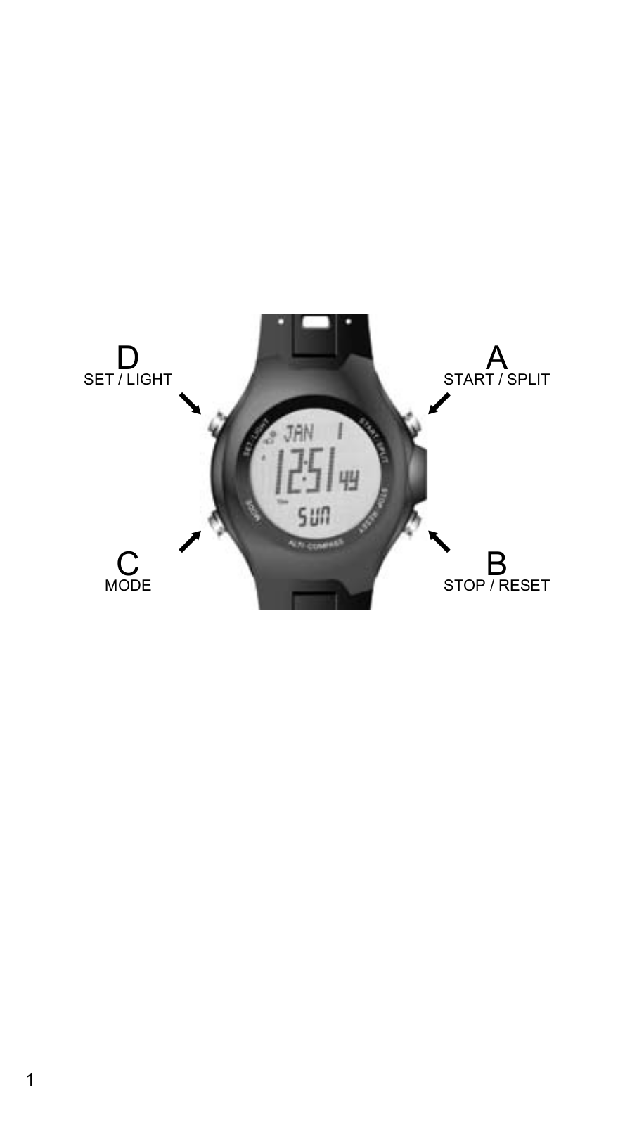 GEONAUTE MONTRE MW600 User Manual