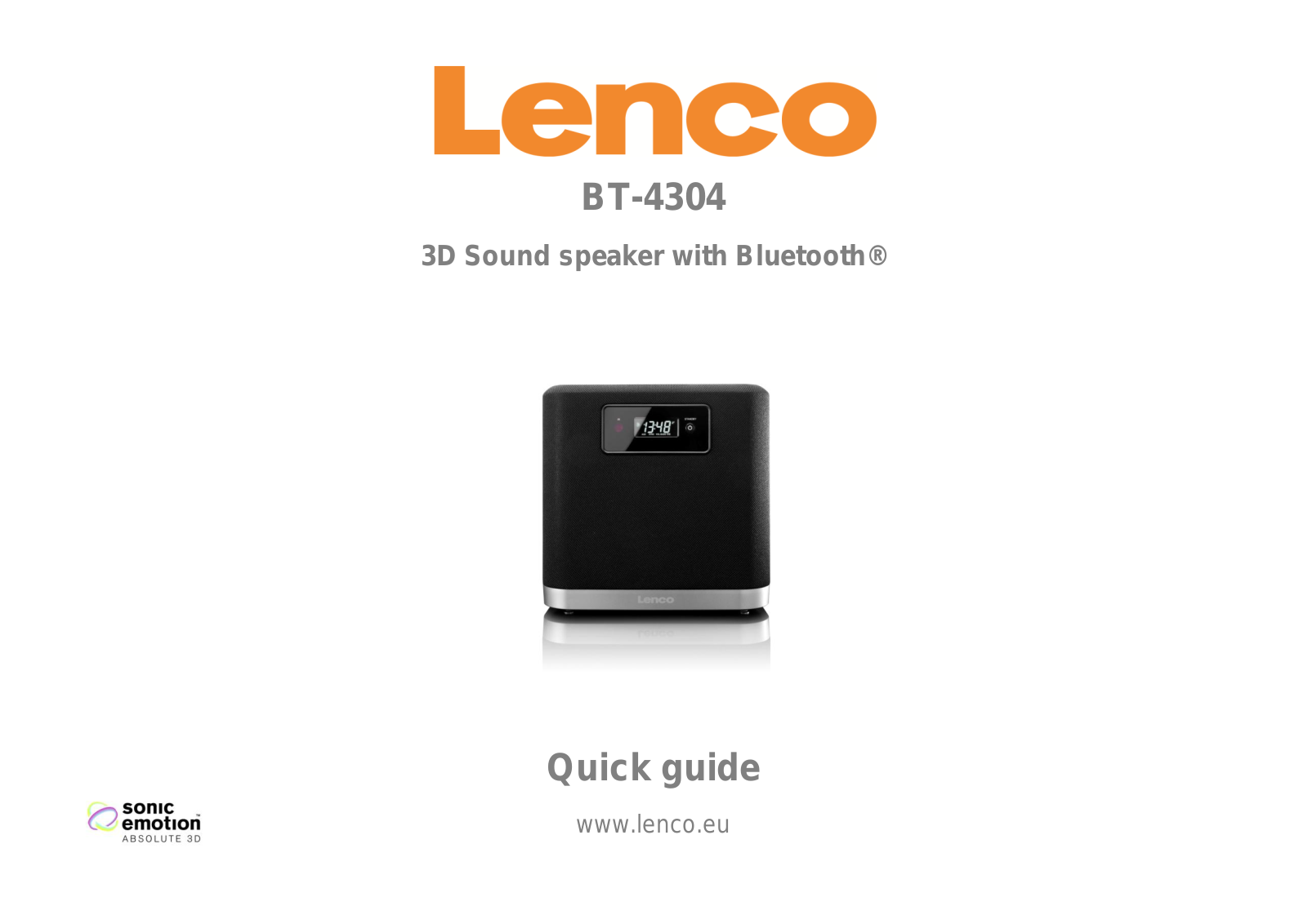 Lenco BT-4304 User Manual