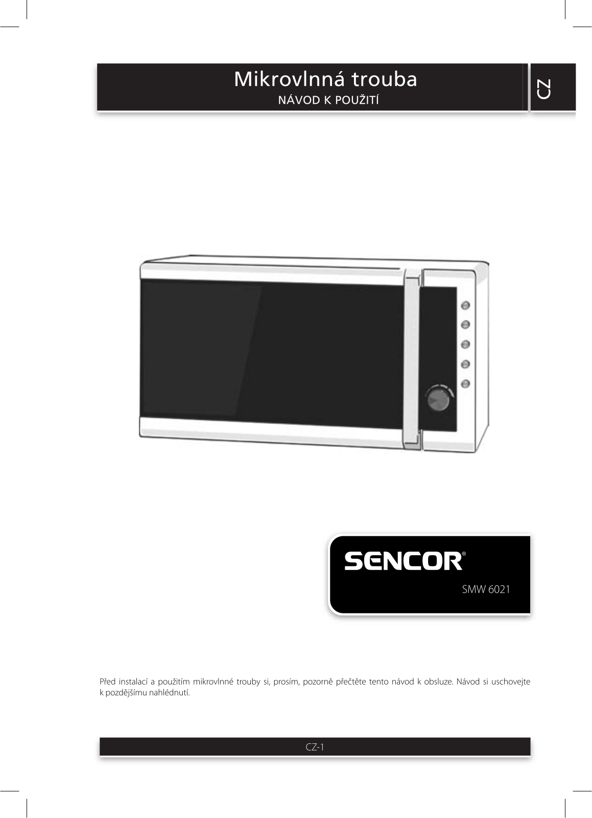 Sencor SMW 6021 User Manual - ManualMachine.com
