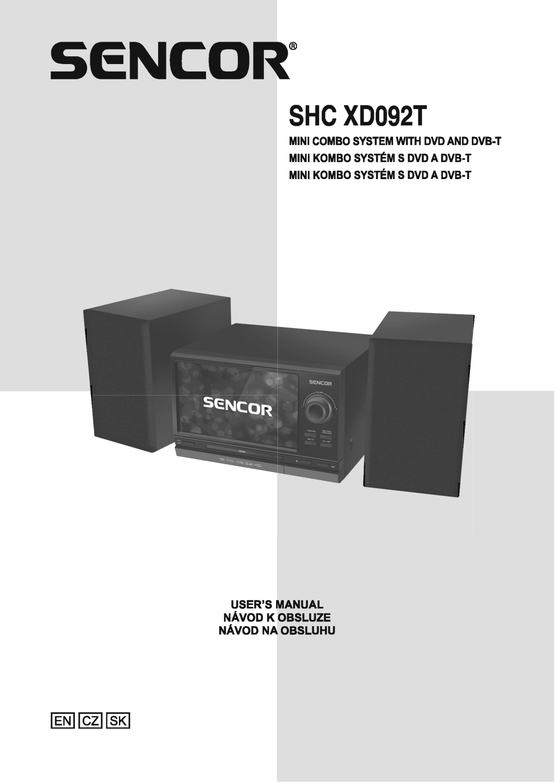 Sencor SHC XD092T User Manual