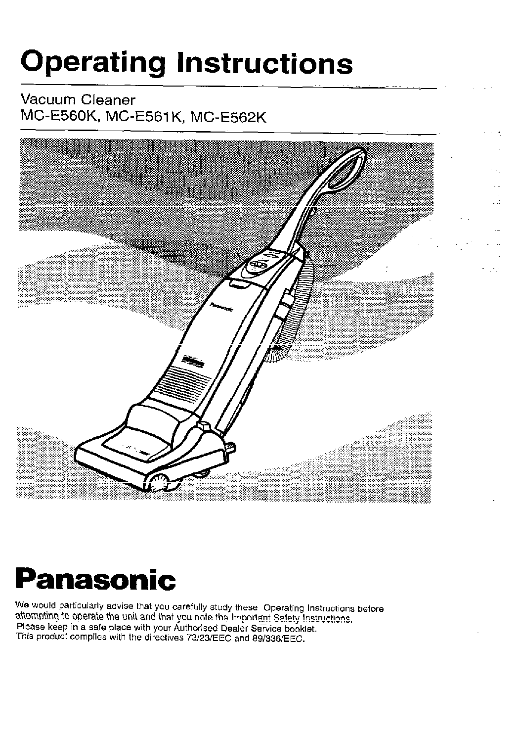 Panasonic MC-E560K, MC-E561K User Manual