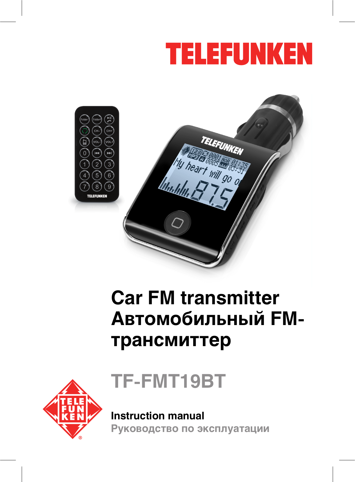 Telefunken TF-FMT19BT User Manual