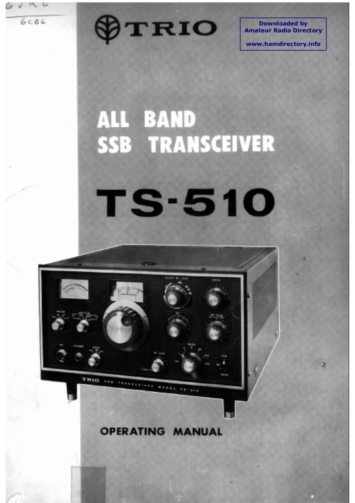 Kenwood TS510 User Guide