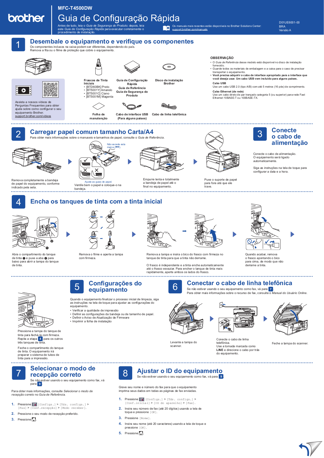 Brother MFC-T4500DW User Manual