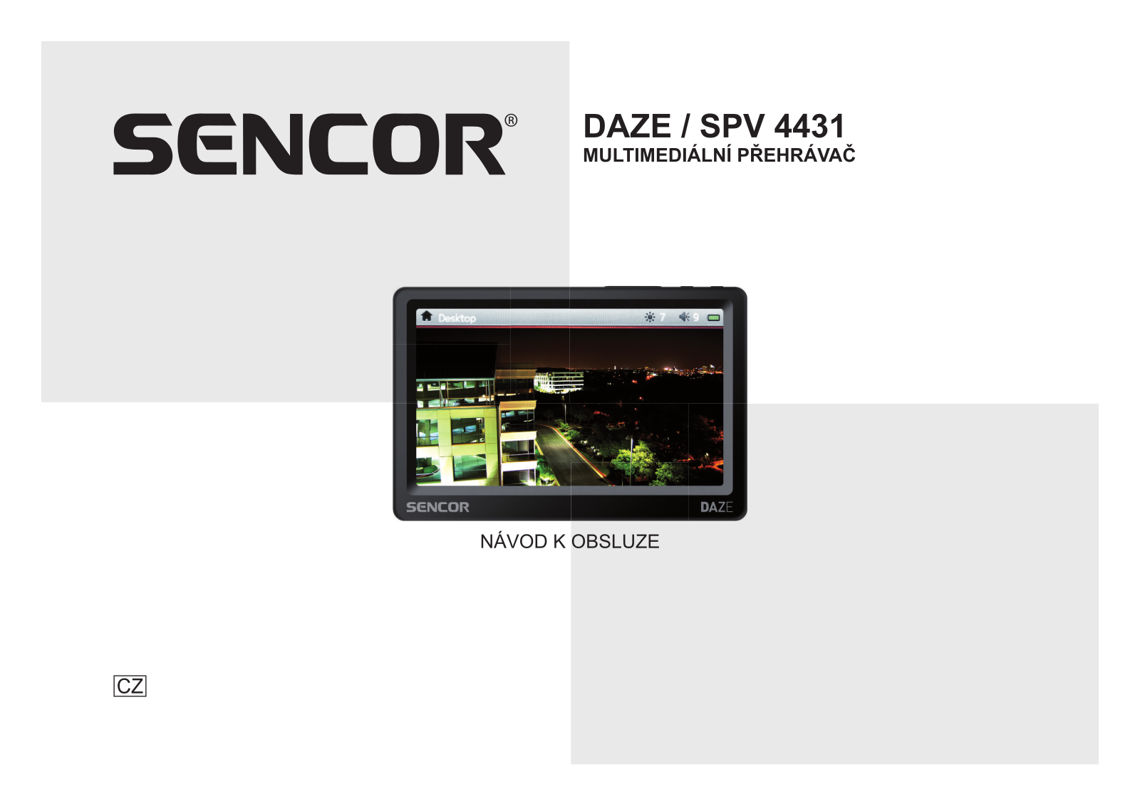 Sencor SPV 4431 User Manual