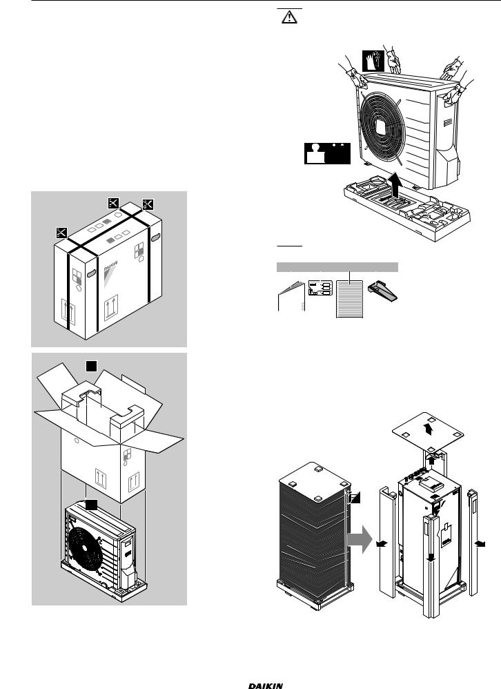 Daikin ERLQ004-006-008CA, EHVH/X04S18CB, EHVH/X08S18 26CB Installation manuals