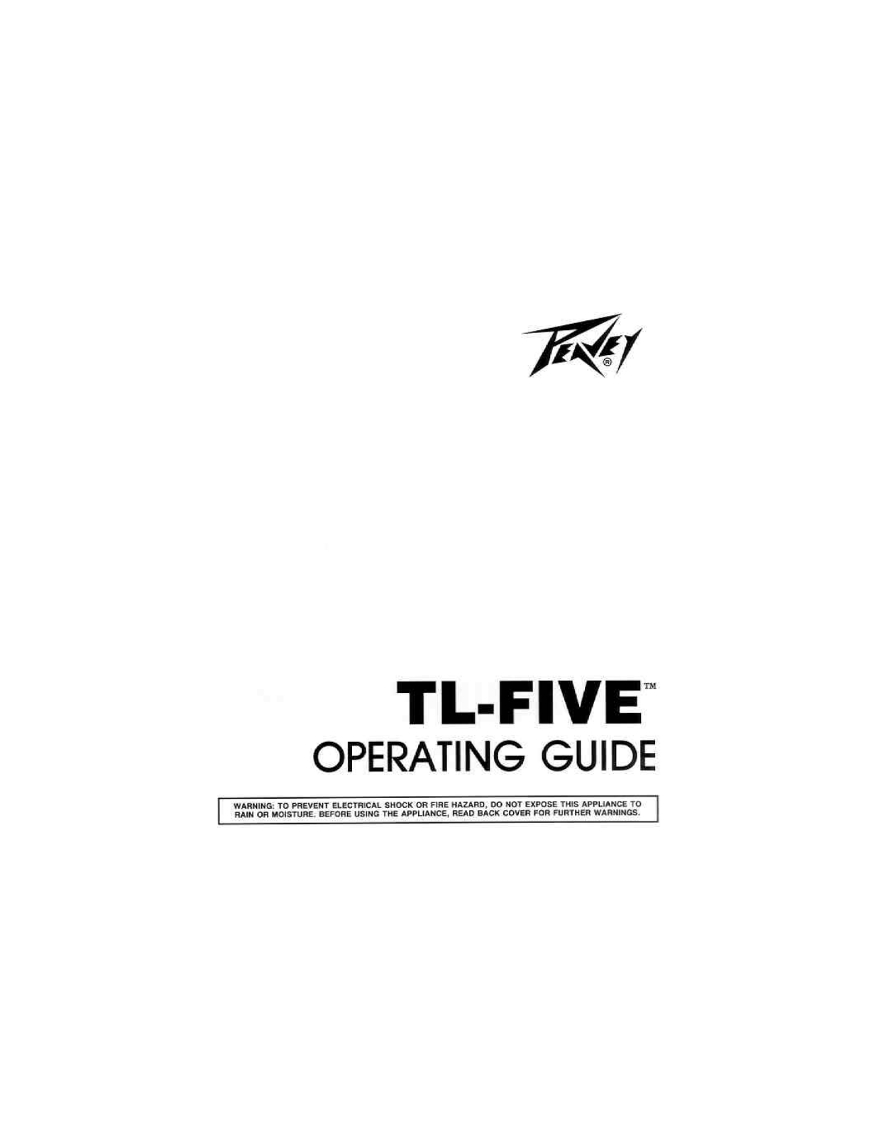 Trace Elliot TL-Five User guide - ManualMachine.com