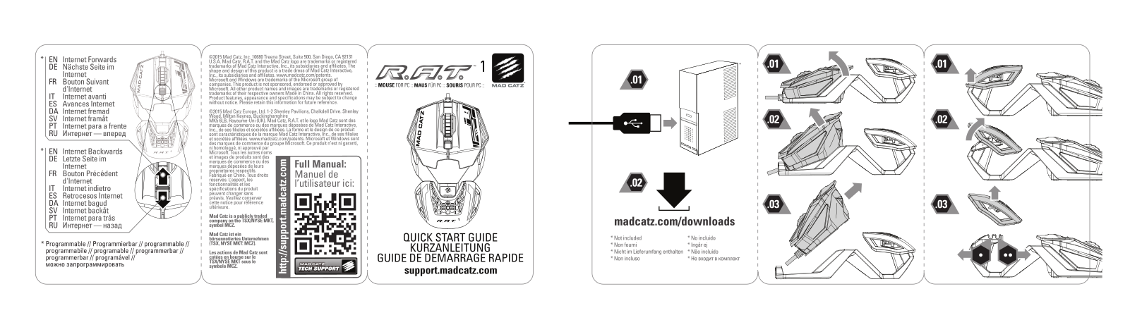 Mad Catz RAT 1 User Manual