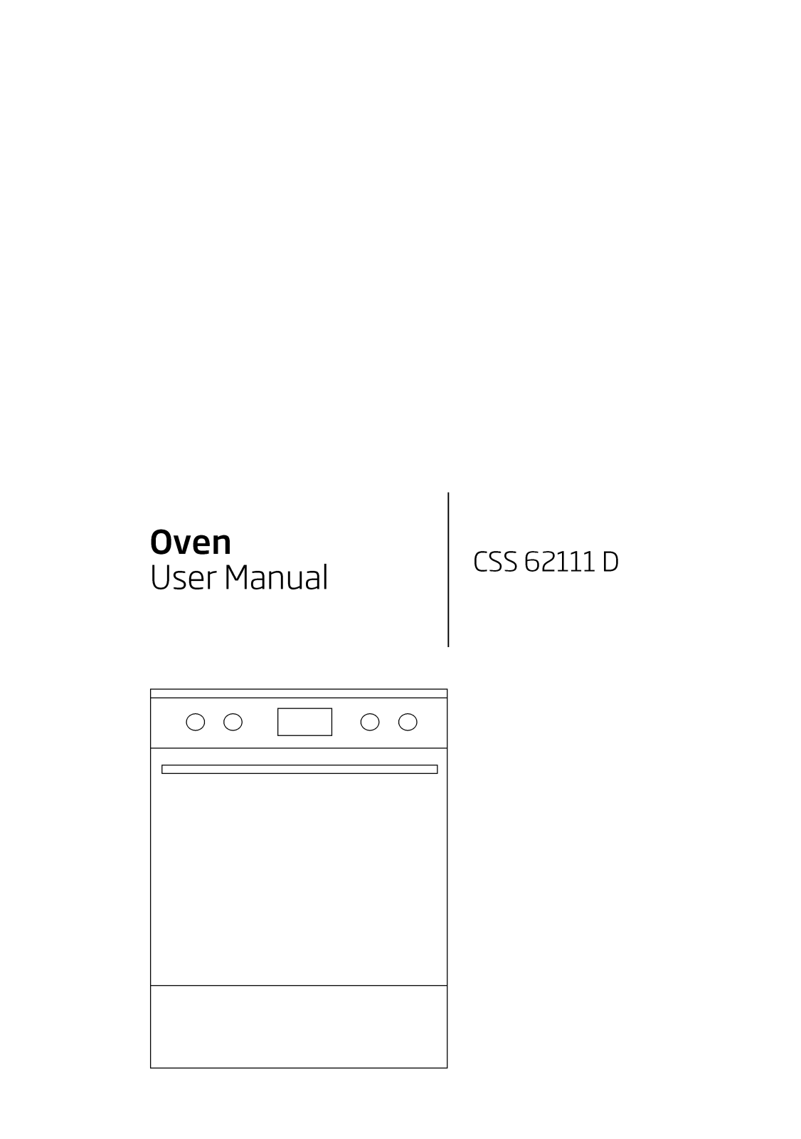 Beko CSS62111D User manual