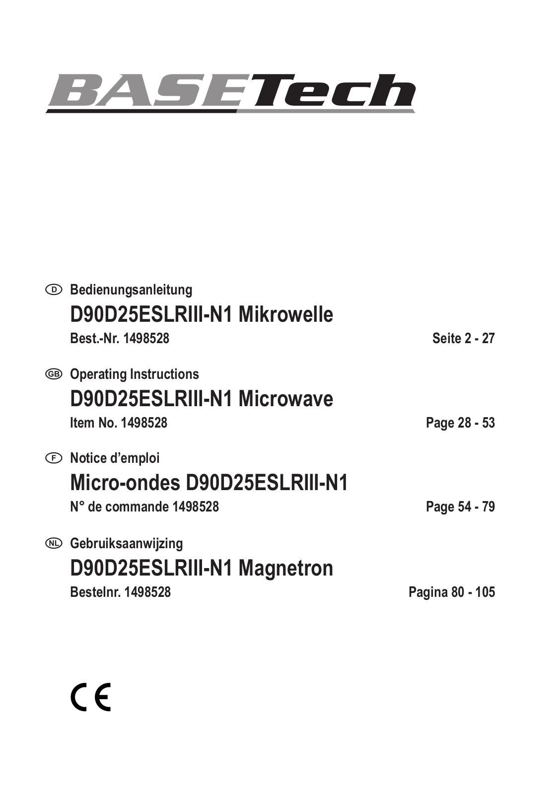 Basetech 1498528 User guide