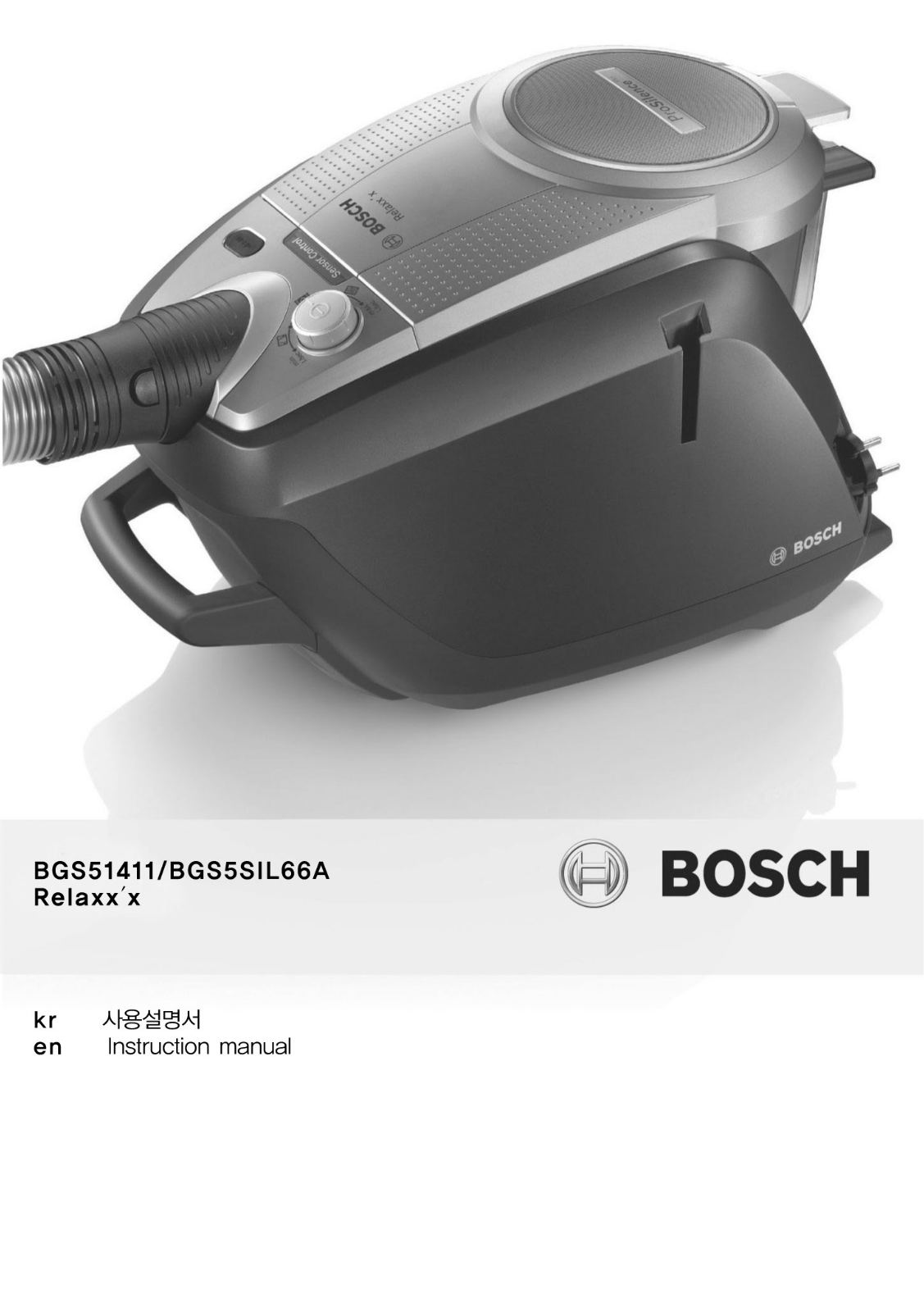 Bosch BGS5SIL2GB Instruction manual