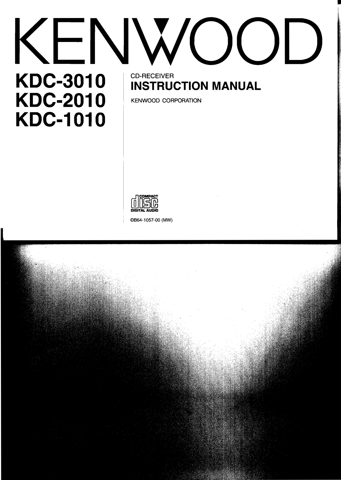 Kenwood KDC-2010, KDC-1010, KDC-3010 Manual