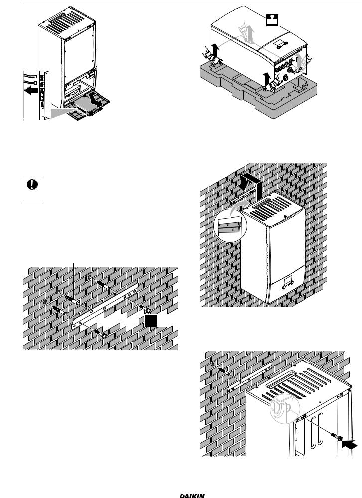 Daikin ETBH16DA6V, ETBH16DA9W, ETBX16DA6V, ETBX16DA9W Installation manuals