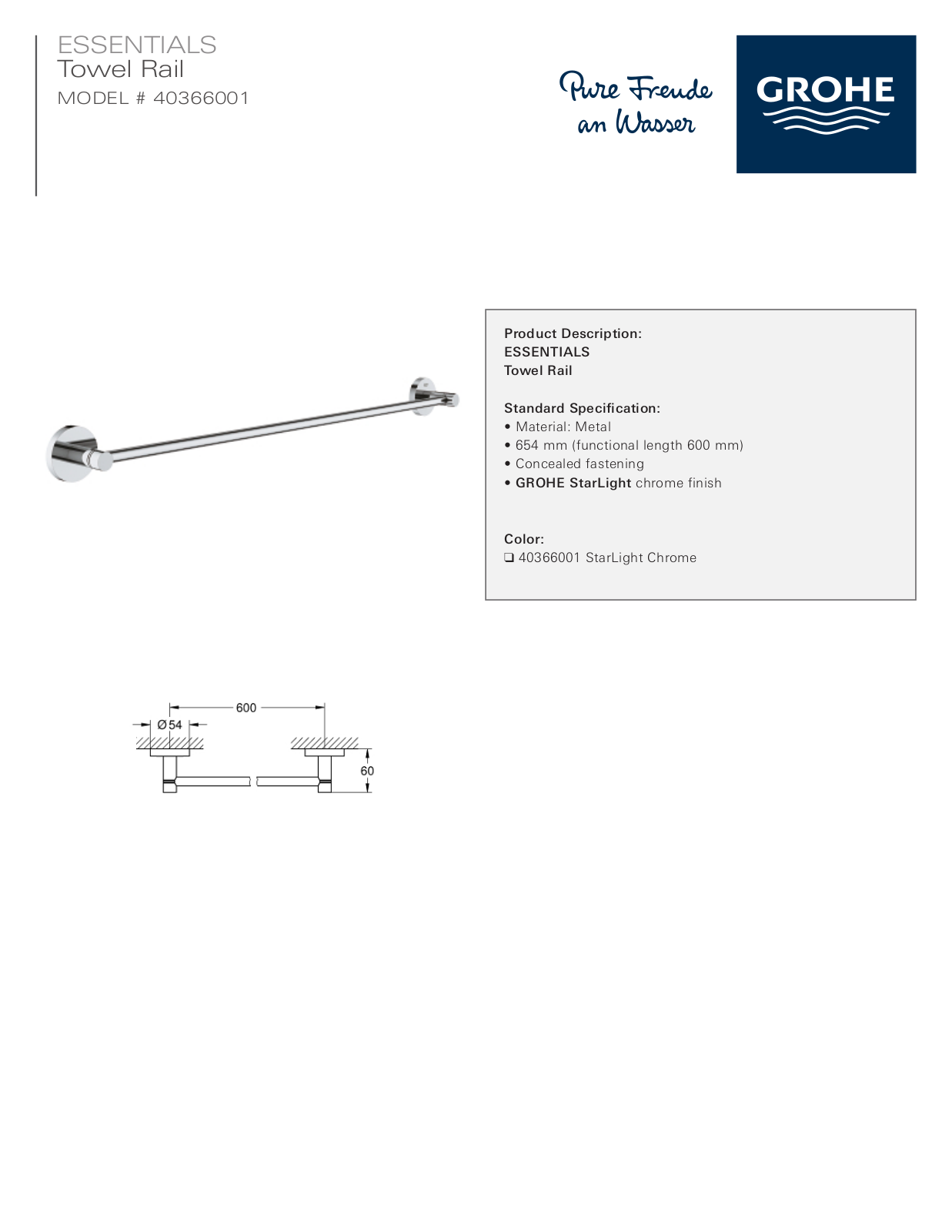 GROHE GRH3363 Specifications - ManualMachine.com